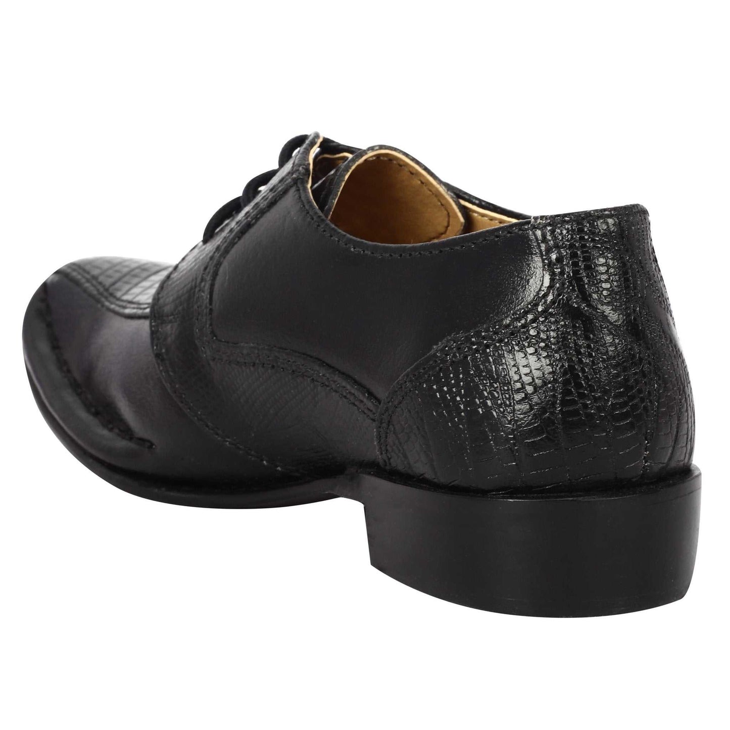 Senior Leather Oxford Style Kids Dress Shoes - MENLL