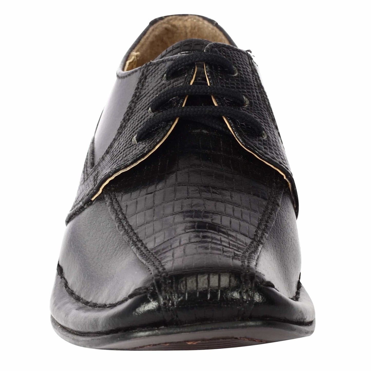 Senior Leather Oxford Style Kids Dress Shoes - MENLL