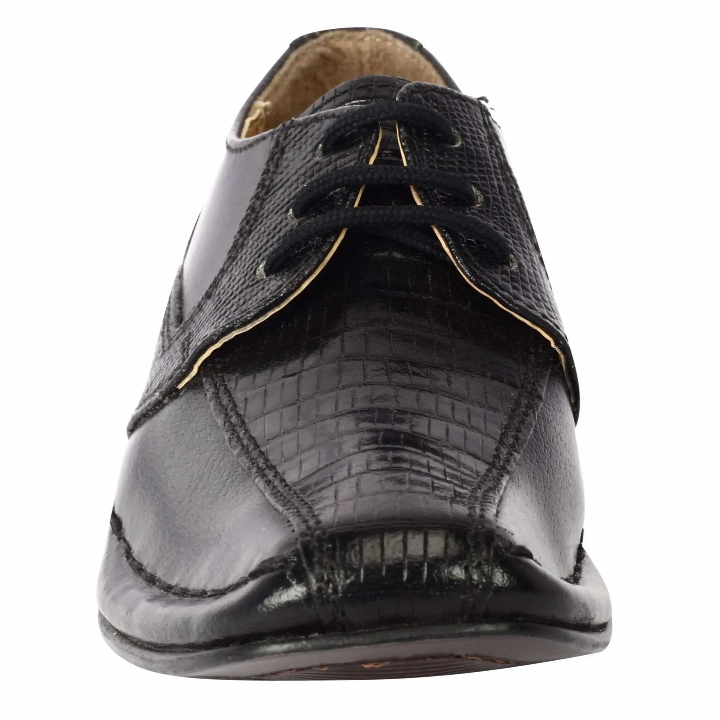 Senior Leather Oxford Style Kids Dress Shoes - MENLL