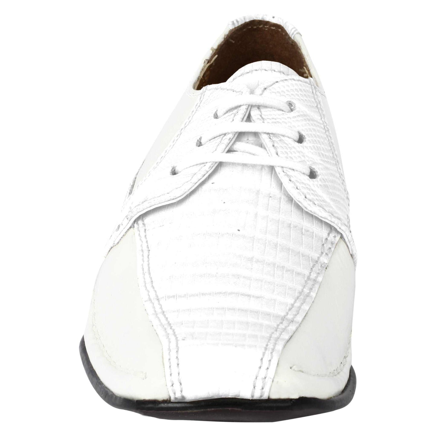Senior Leather Oxford Style Kids Dress Shoes - MENLL