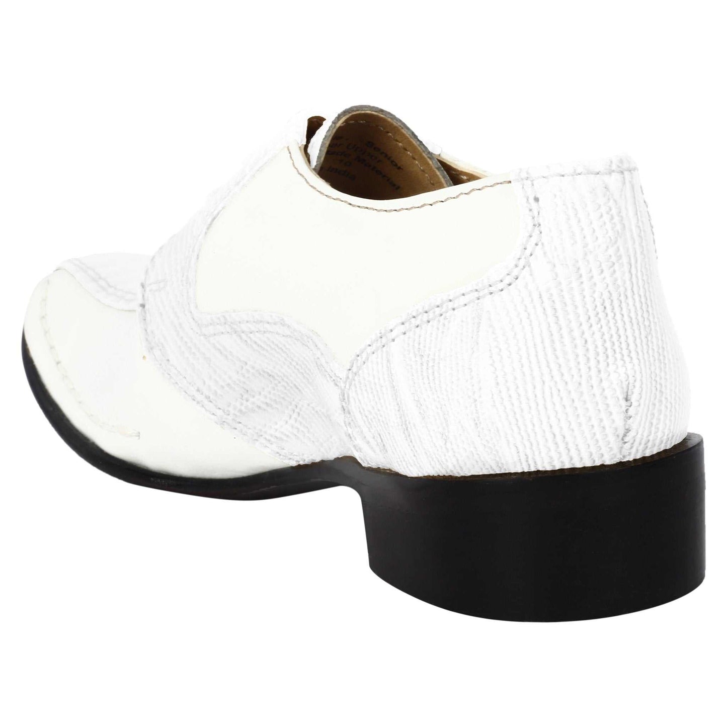 Senior Leather Oxford Style Kids Dress Shoes - MENLL
