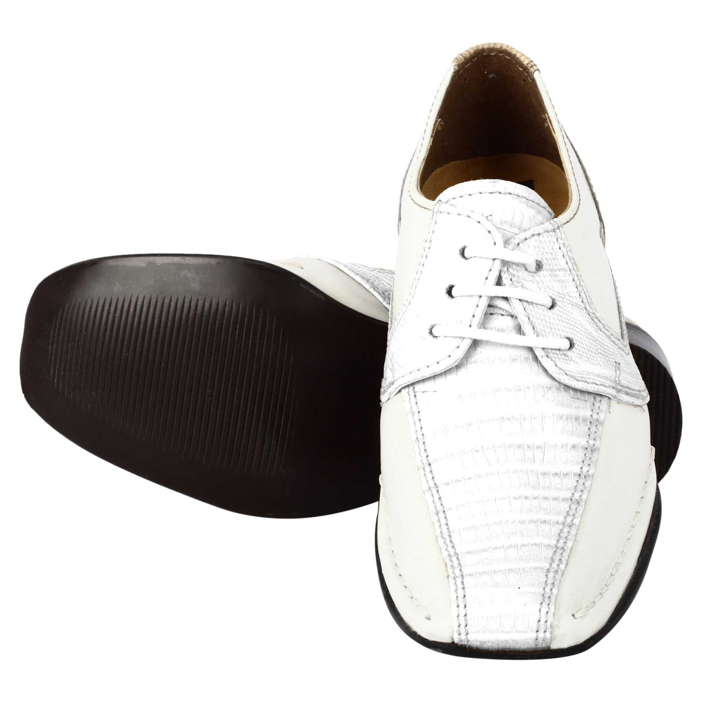 Senior Leather Oxford Style Kids Dress Shoes - MENLL