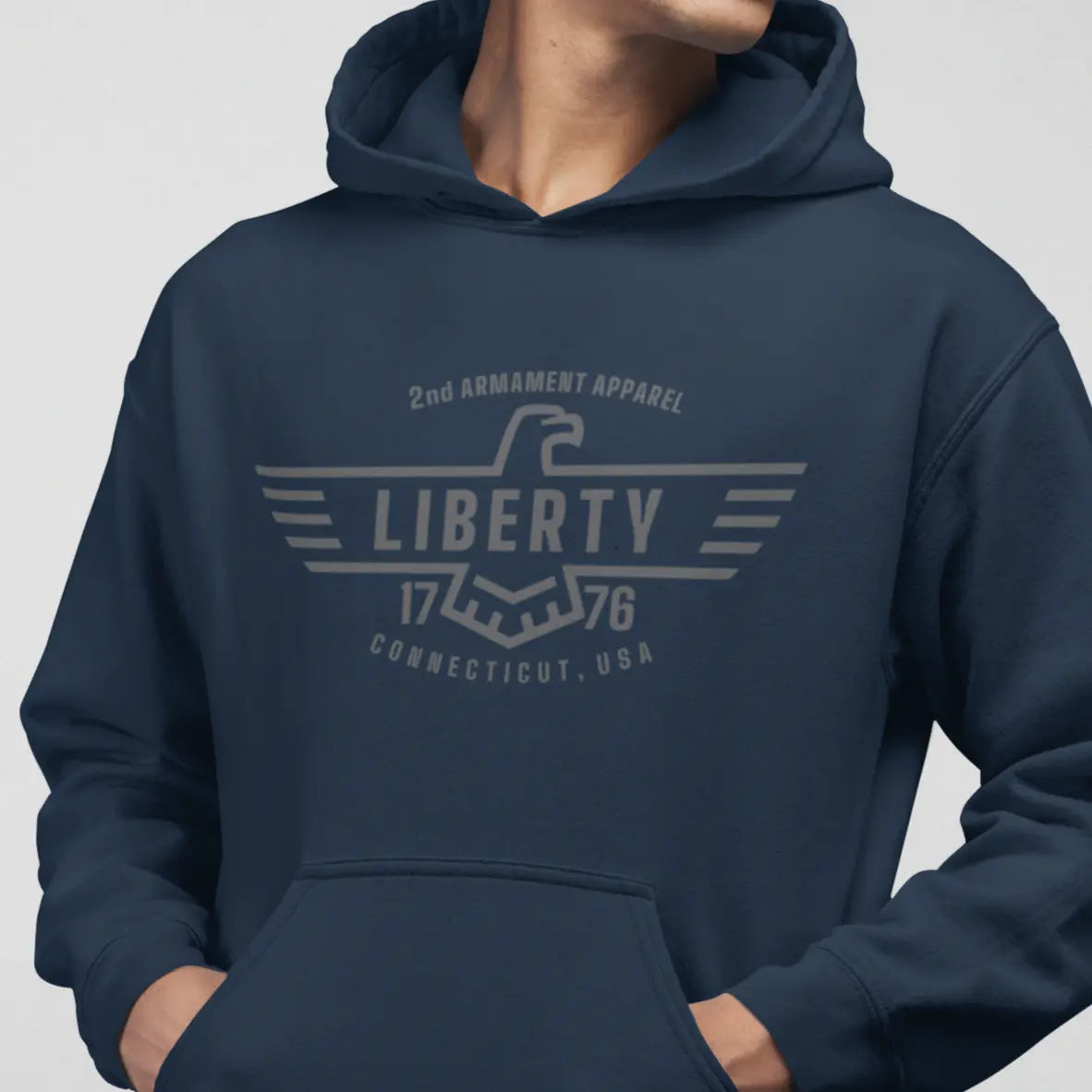 Hoodie - 2A Liberty Graphic - Pullover Style 2nd Armament Apparel Co.