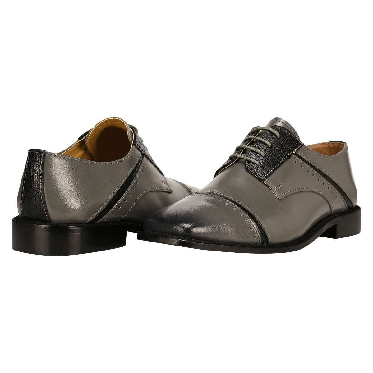Swish Leather Oxford Style Dress Shoes for Kids - MENLL