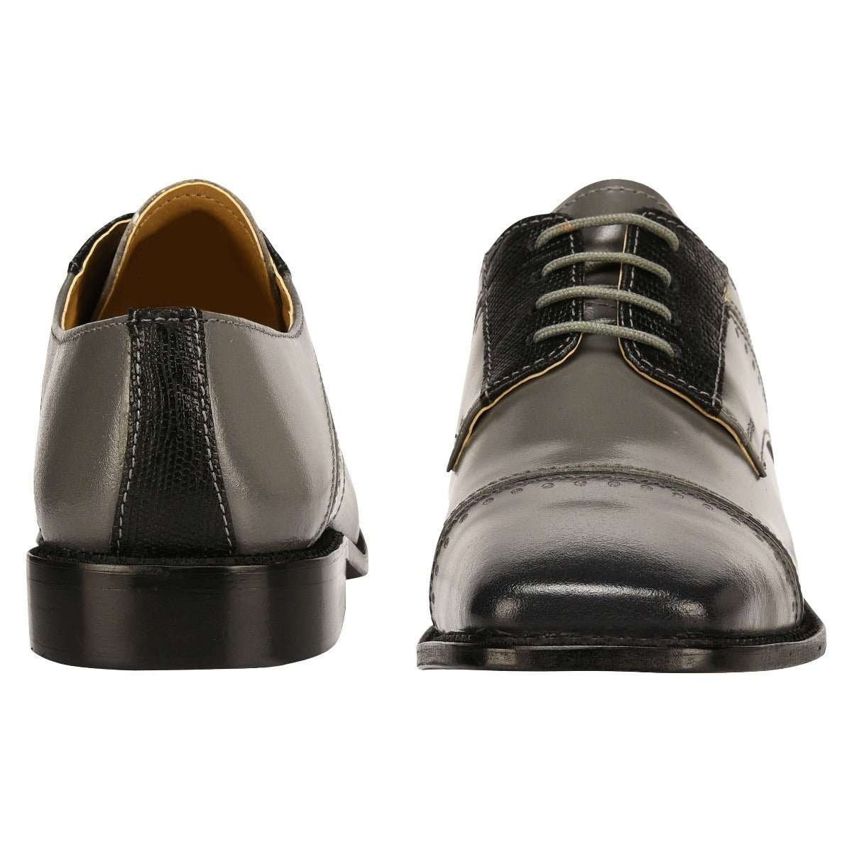 Swish Leather Oxford Style Dress Shoes for Kids - MENLL