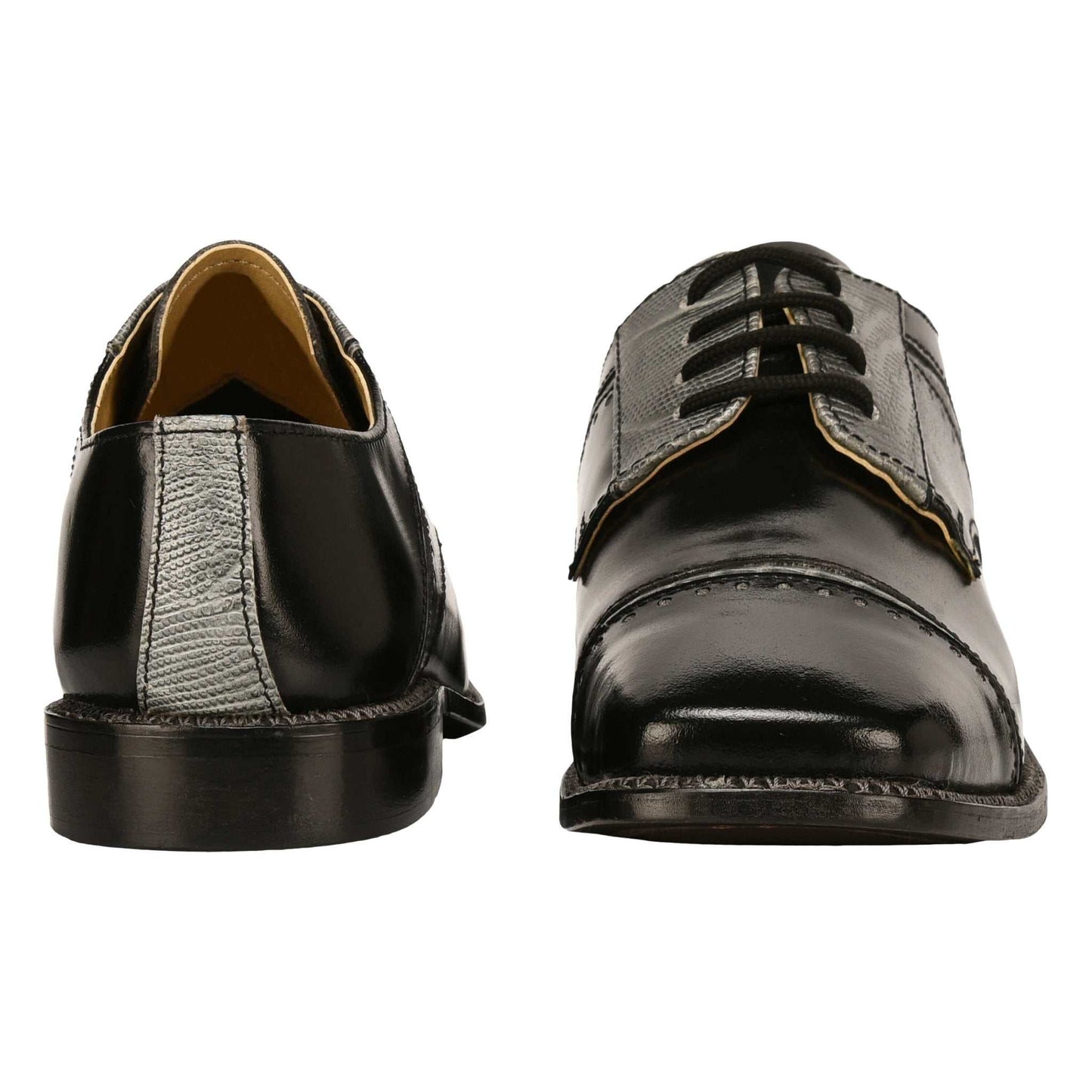 Swish Leather Oxford Style Dress Shoes for Kids - MENLL