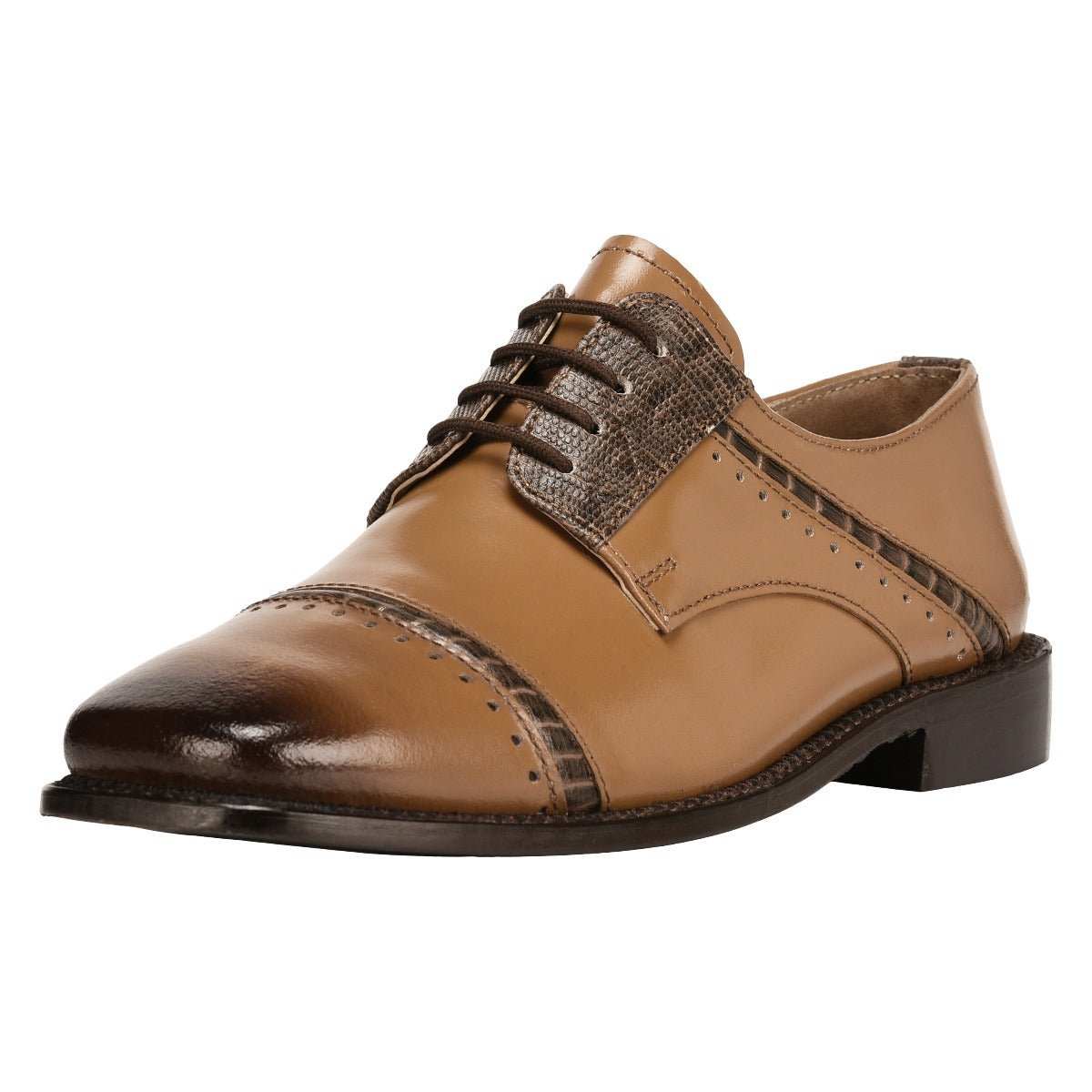 Swish Leather Oxford Style Dress Shoes for Kids - MENLL