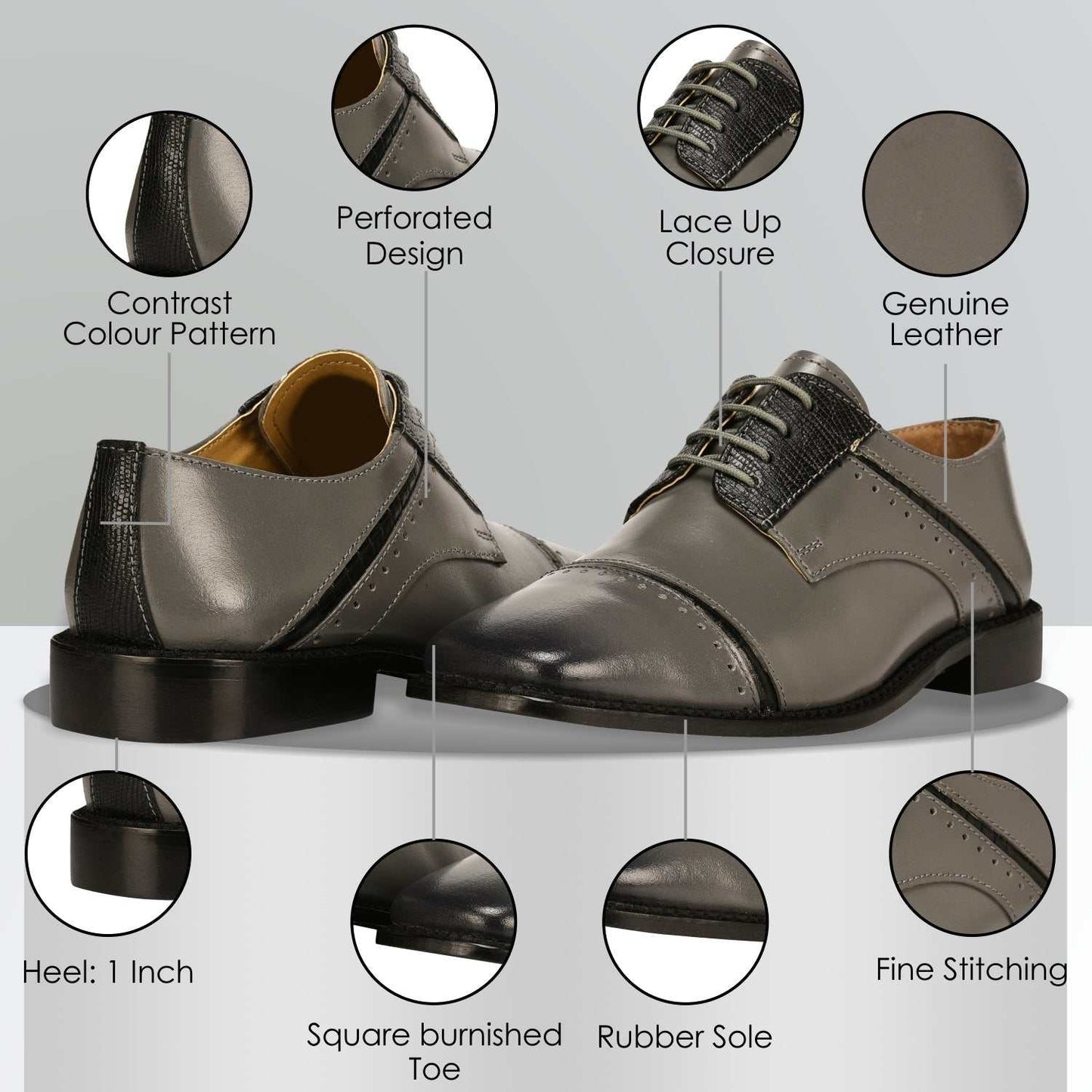 Swish Leather Oxford Style Dress Shoes for Kids - MENLL
