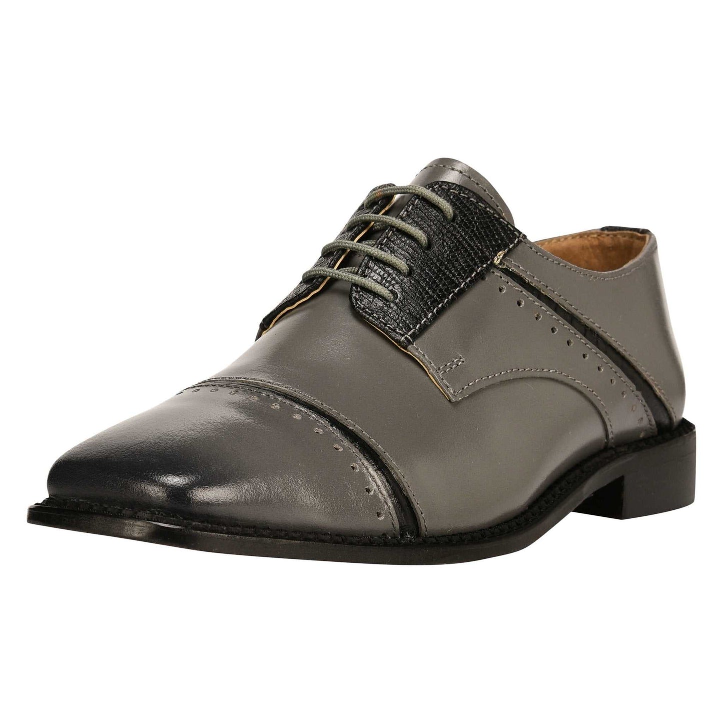 Swish Leather Oxford Style Dress Shoes for Kids - MENLL