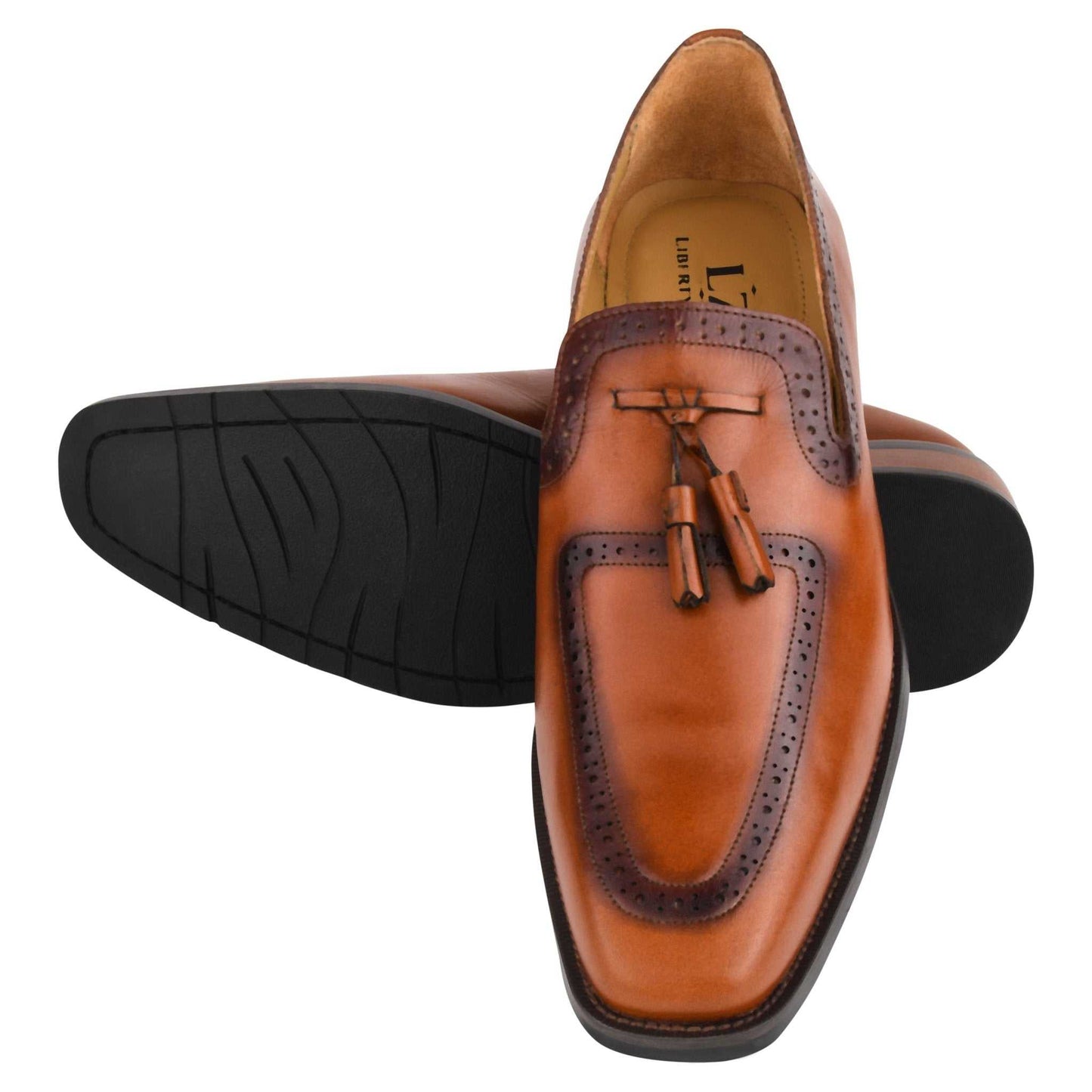 Men's Tassel Loafer Leather Shoes - MENLL