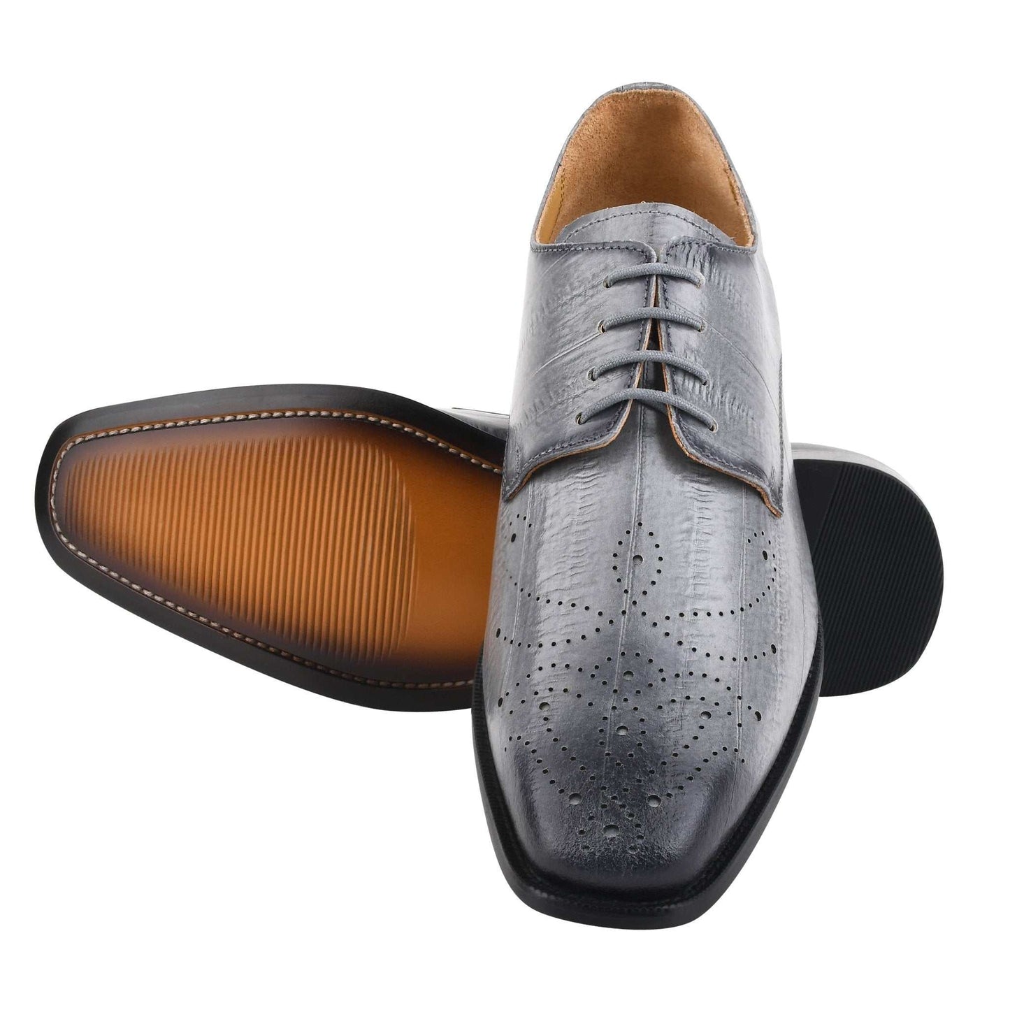 THOMAS Genuine Leather Oxford Men's Dress Shoes - MENLL