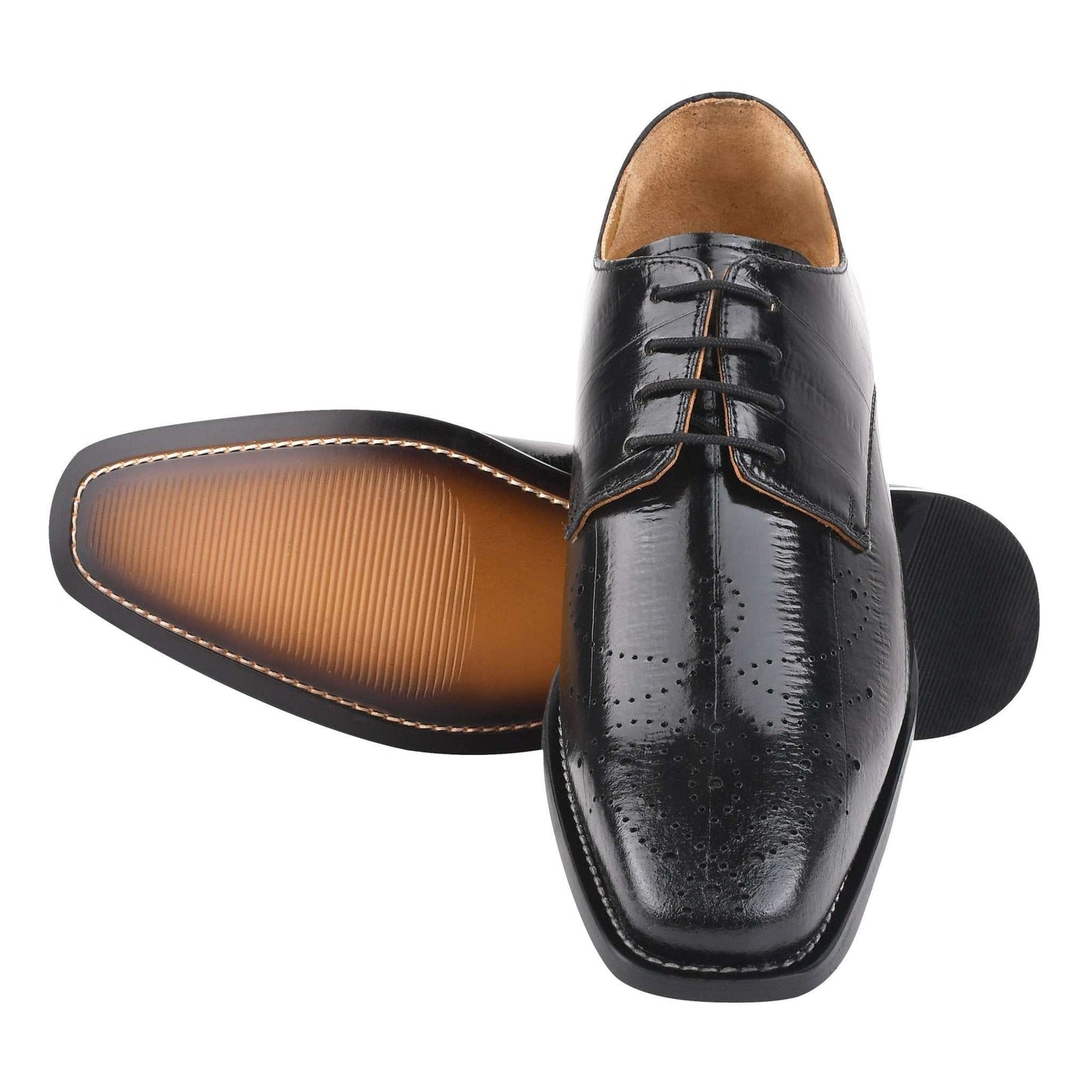 THOMAS Genuine Leather Oxford Men's Dress Shoes - MENLL