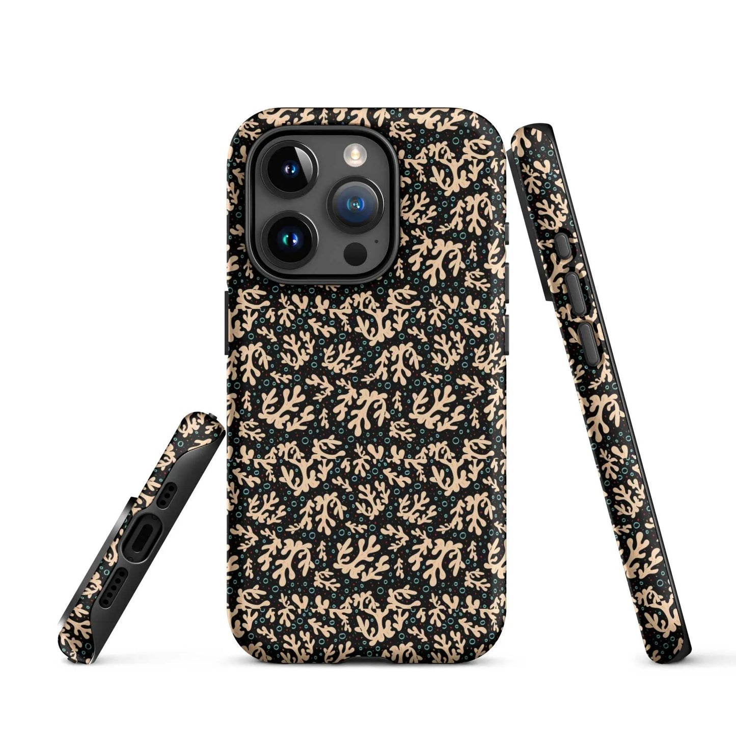 Nautical Black Coral Reef Tough Case for iPhone® - MENLL