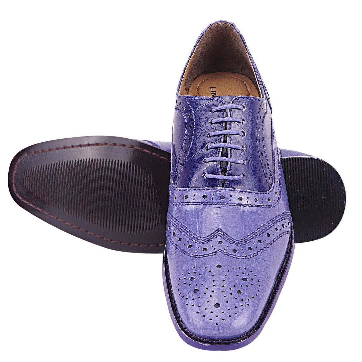 Tremont Genuine Leather Oxford Style Brogue Dress Shoes - MENLL