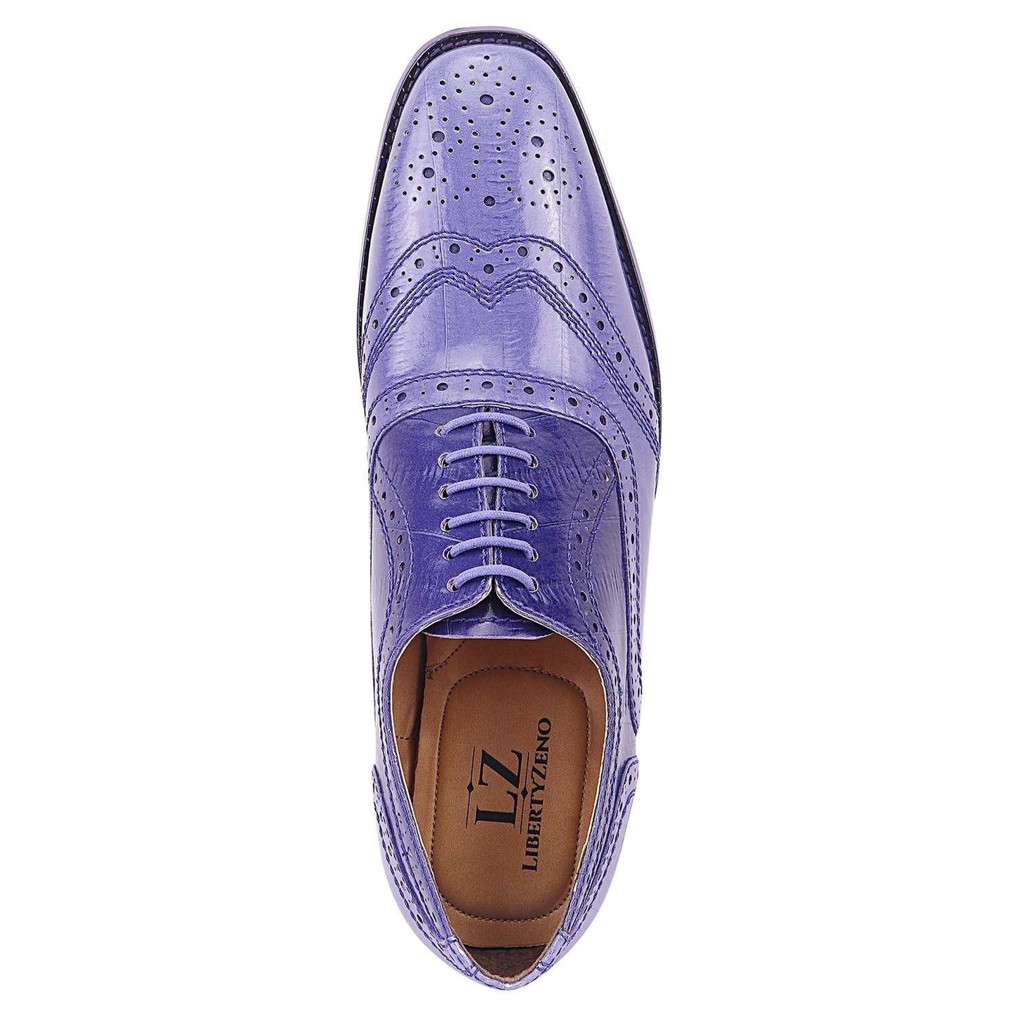 Tremont Genuine Leather Oxford Style Brogue Dress Shoes - MENLL