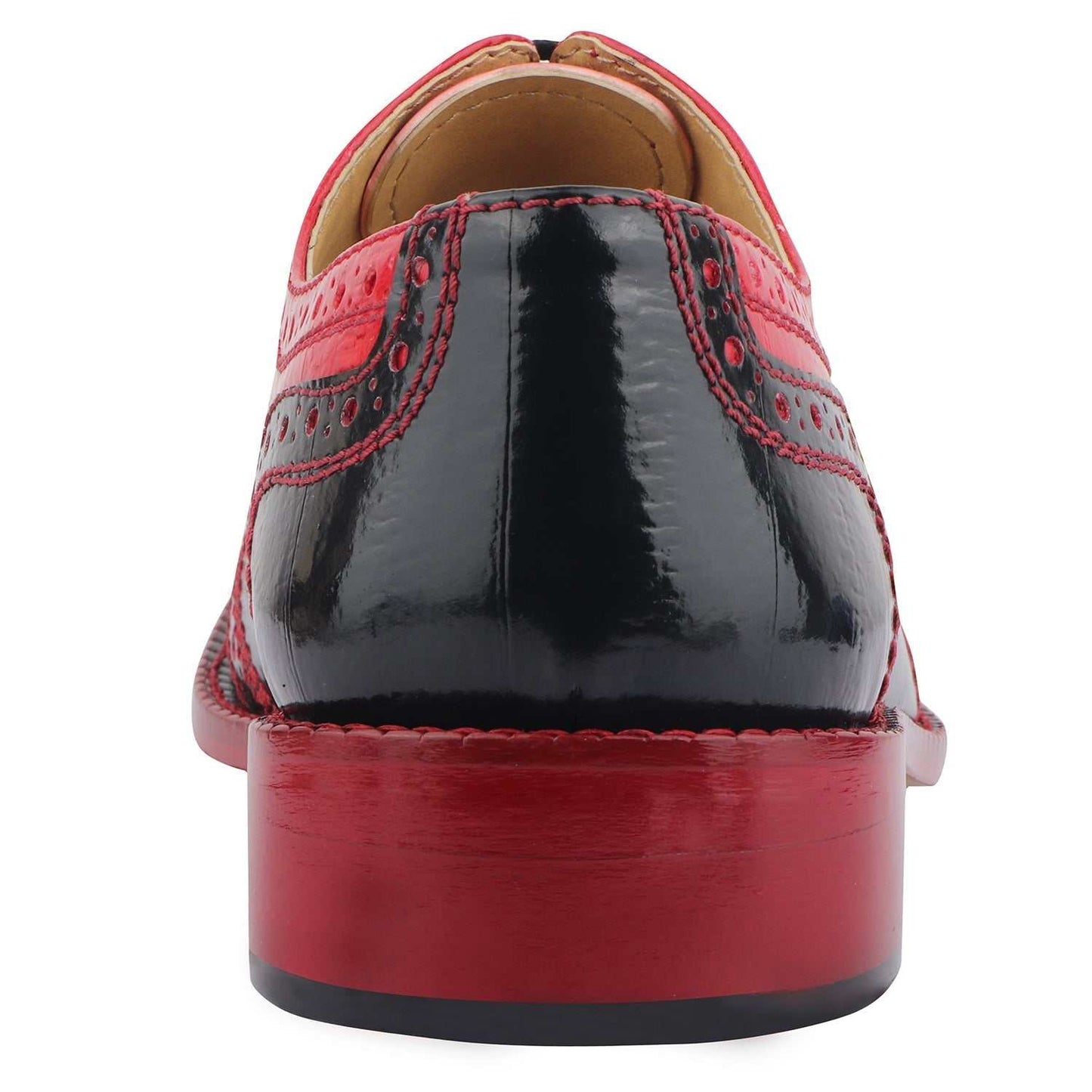 Tremont Genuine Leather Oxford Style Brogue Dress Shoes - MENLL
