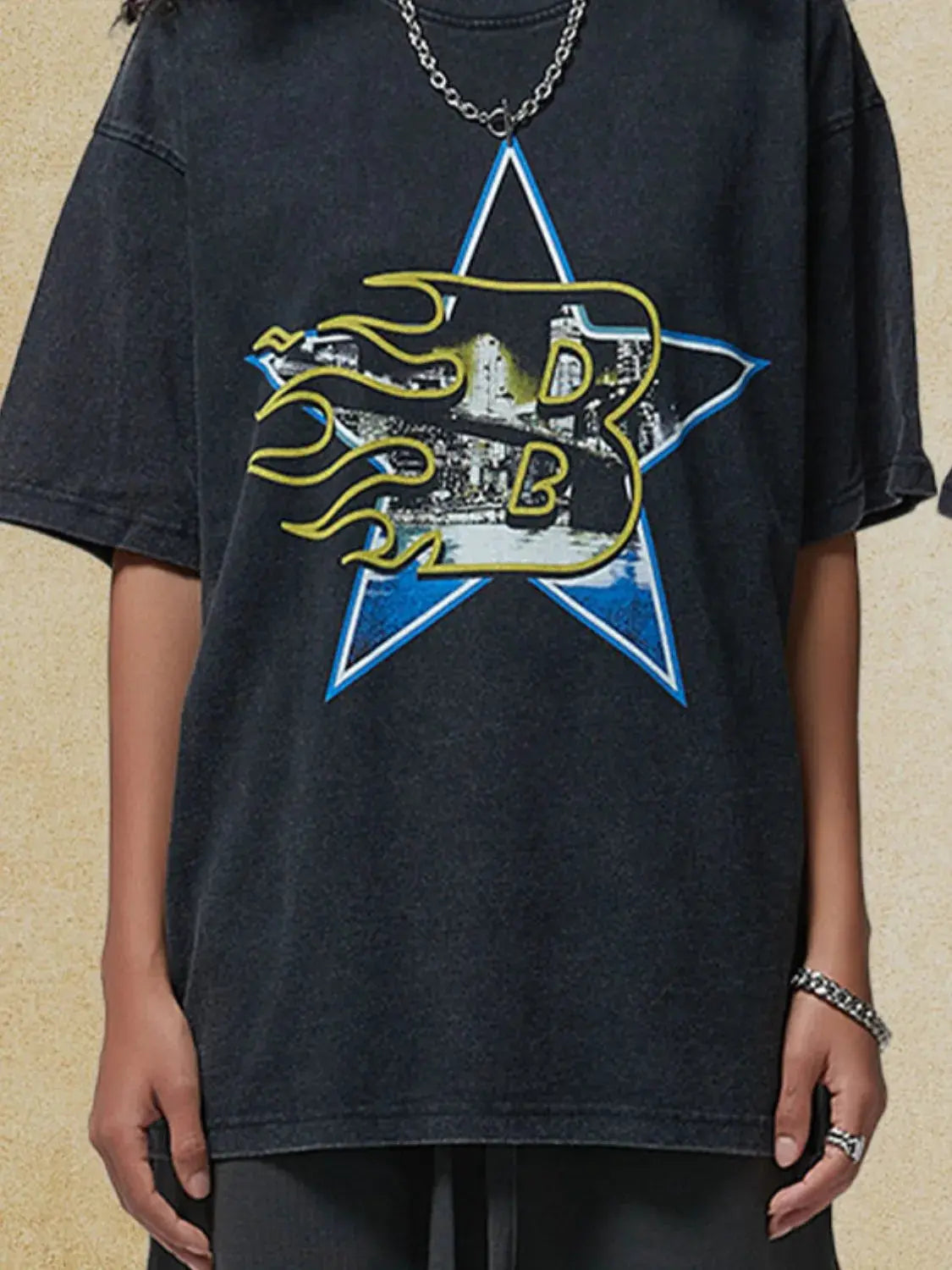 MENLL Graphic Tee Men's Casual Wear Round Neck Short Sleeve Quality T-Shirt by MENLL