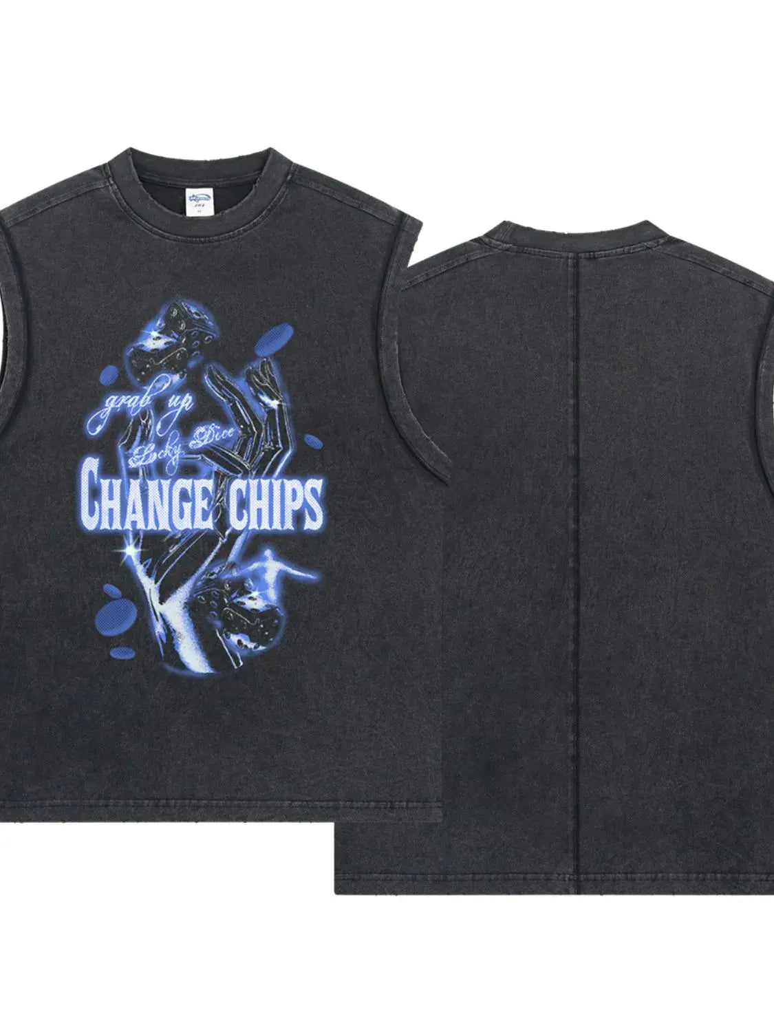 MENLL Graphic Tank Top Men's Casual Black Cotton Classic Tank Top - Soft & Breathable by MENLL