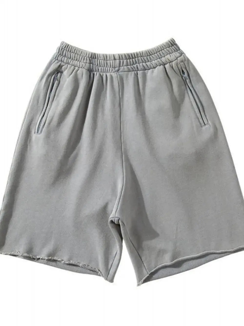 MENLL Plus Size Cotton Shorts Men's Casual Elastic Waist Summer Shorts by MENLL