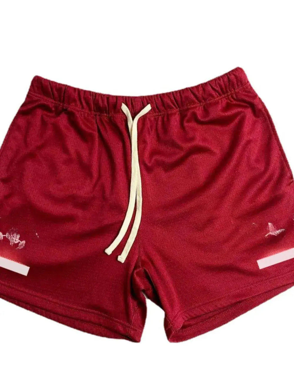 MENLL Graphic Plus Size Men's Active Shorts Gym Workout Drawstring by MENLL