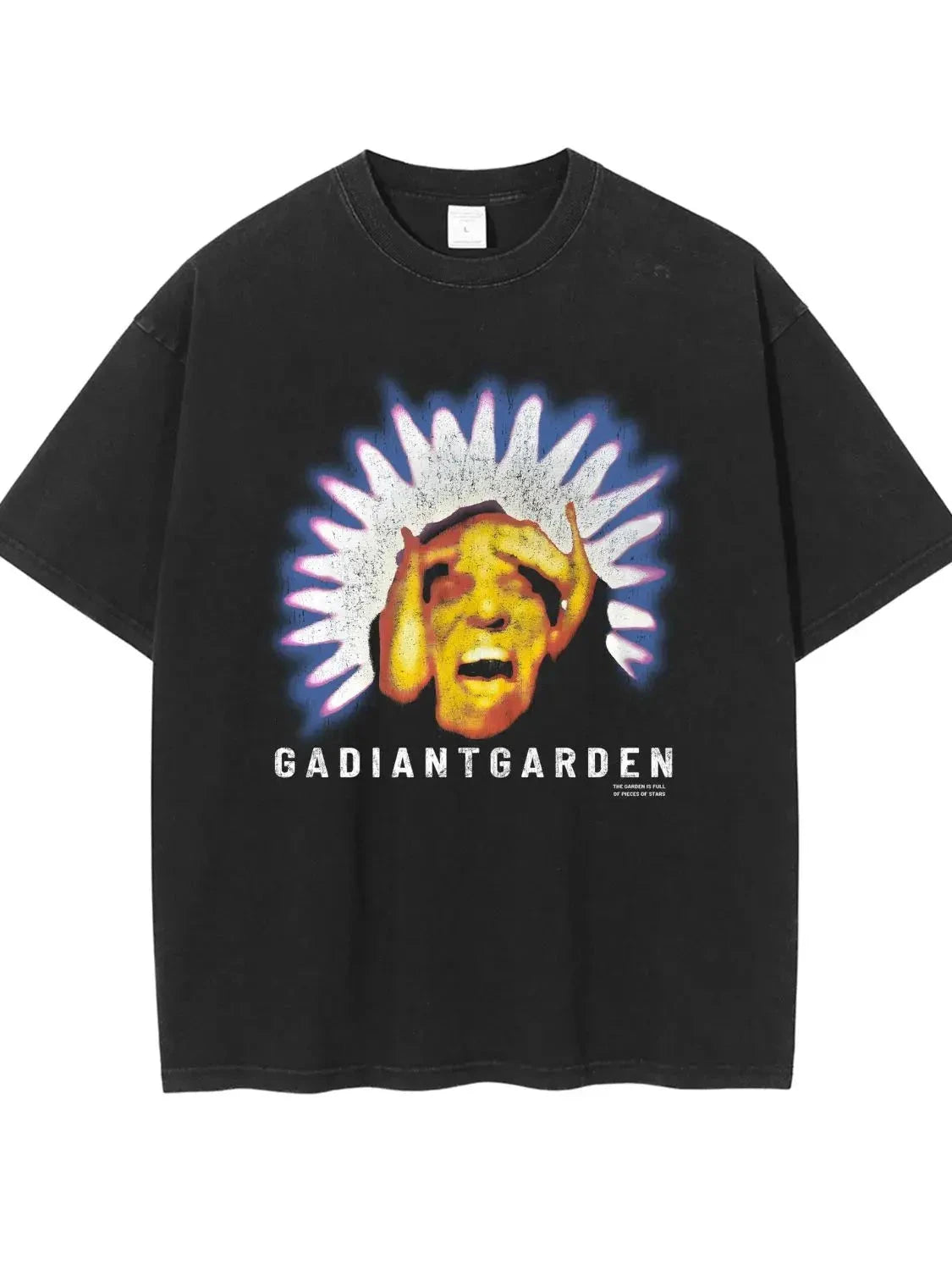 T-Shirt - Graphic Print - Casual Cotton Tee - Side View