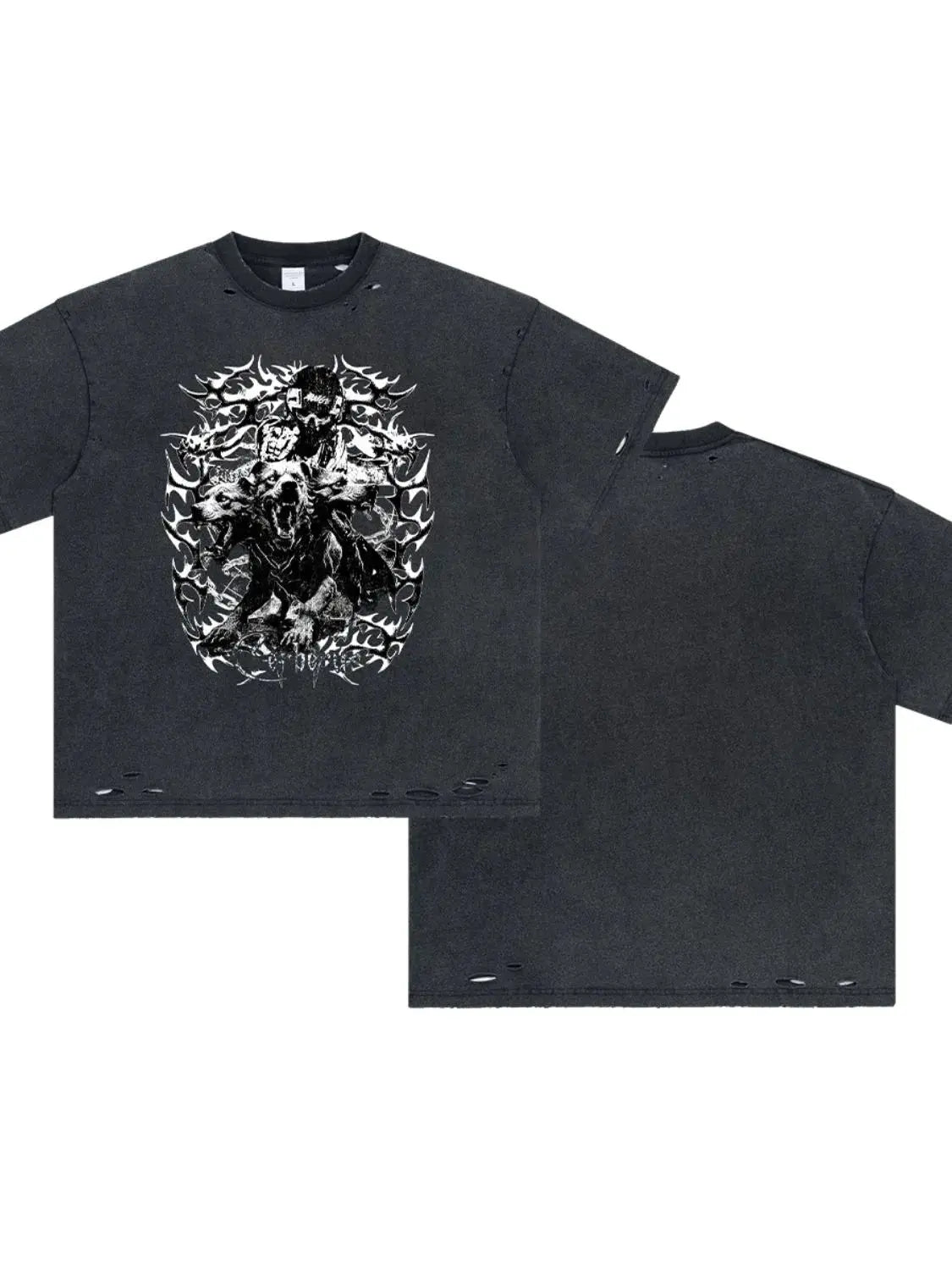 MENLL Black Graphic Tee Men's Casual Cotton Short Sleeve T-Shirt Comfortable by MENLL