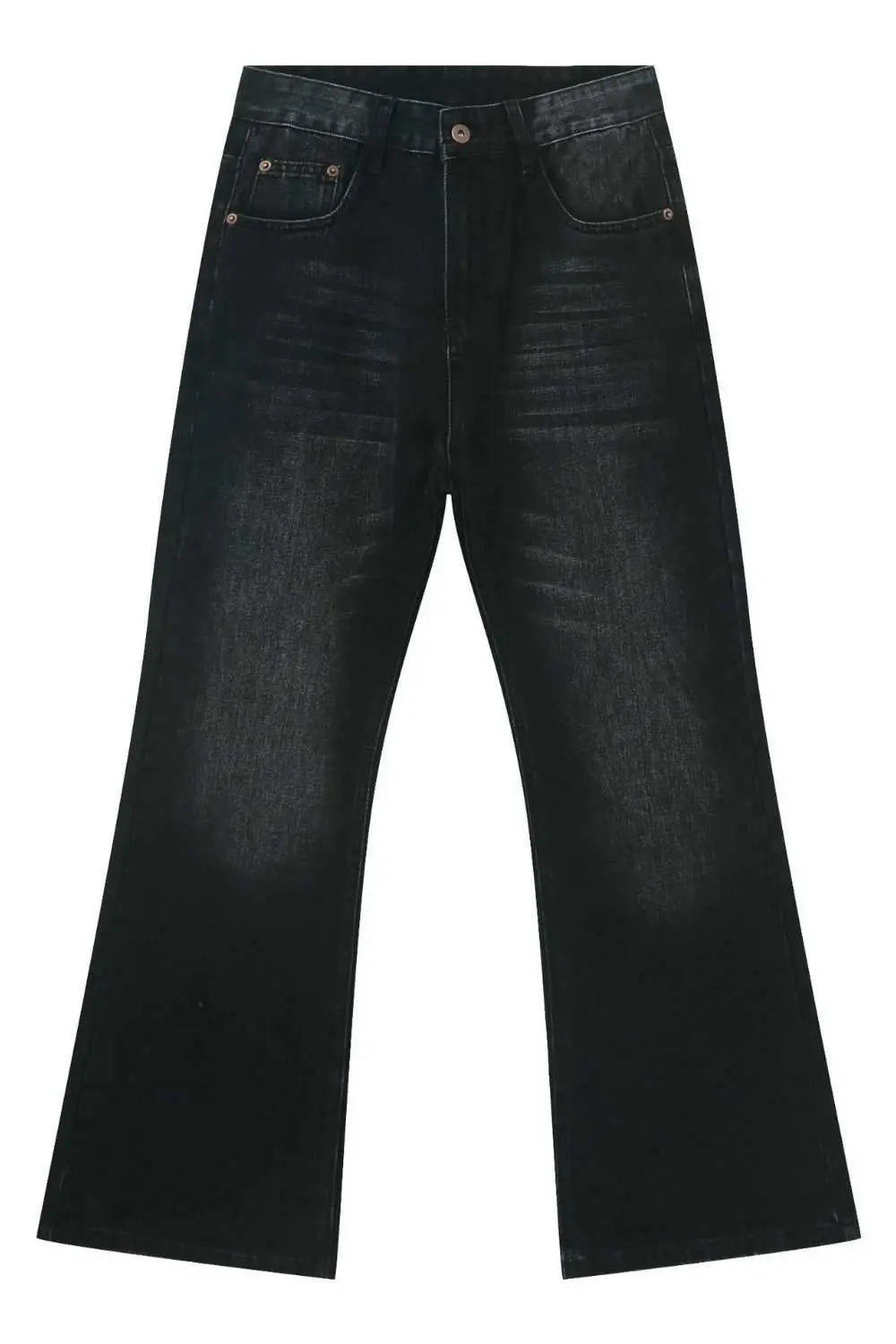 MENLL Black Denim Jeans Men's Casual Premium Quality Comfort Fit by MENLL