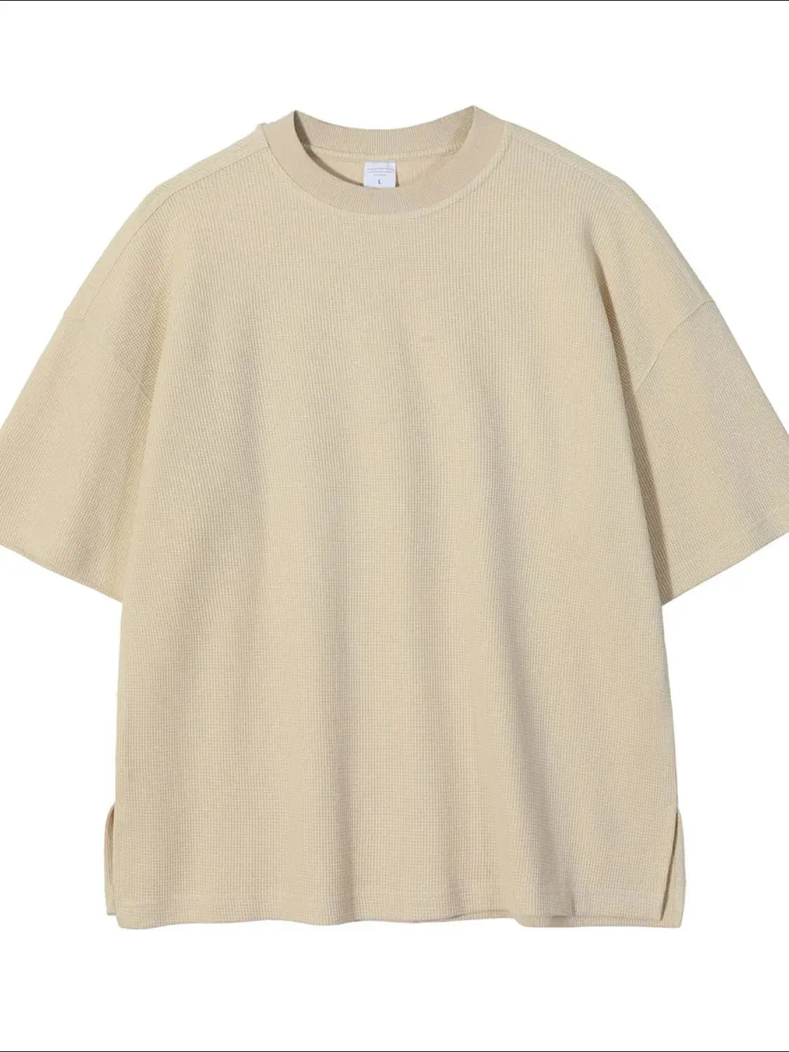 MENLL Round Neck Tee Men's Casual Half Sleeve Cotton Blend Shirt - Breathable by MENLL