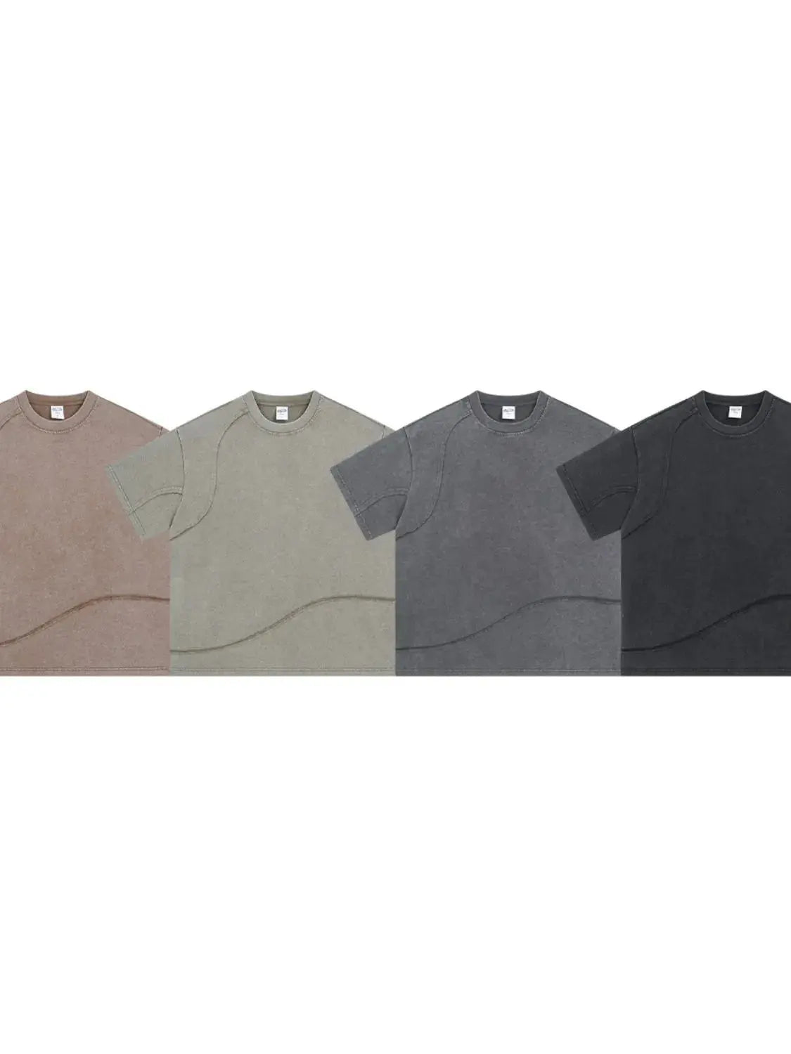 MENLL Cotton Round Neck Men's Tee Basic Casual Half Sleeve Top by MENLL