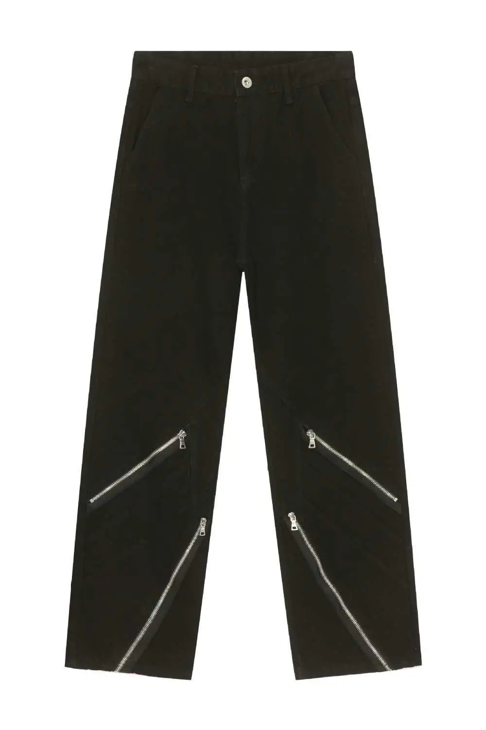 MENLL Loose Fit Jeans Men's Everyday Black Denim Pants Durable Comfort by MENLL