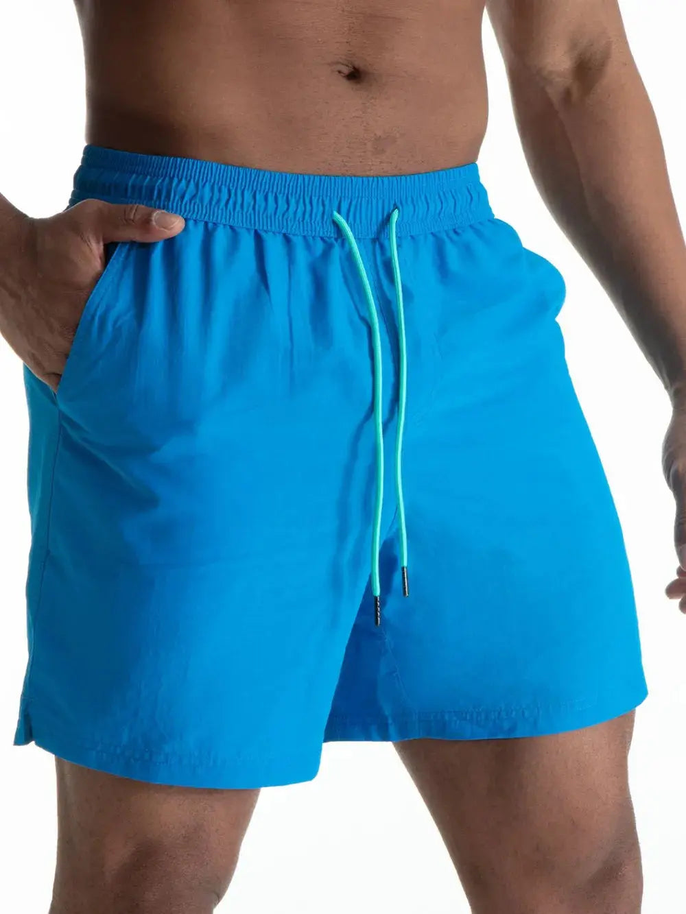 MENLL Plus Size Shorts Men's Casual Summer Drawstring Shorts with Pockets by MENLL