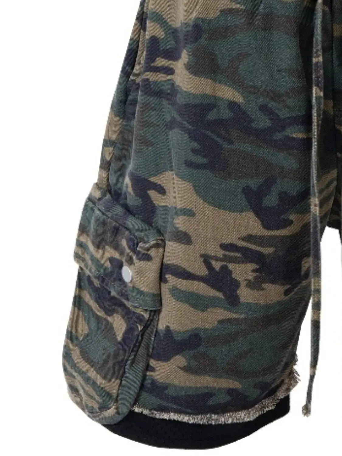 MENLL Camo Cargo Shorts Men's Casual Drawstring Summer Shorts by MENLL