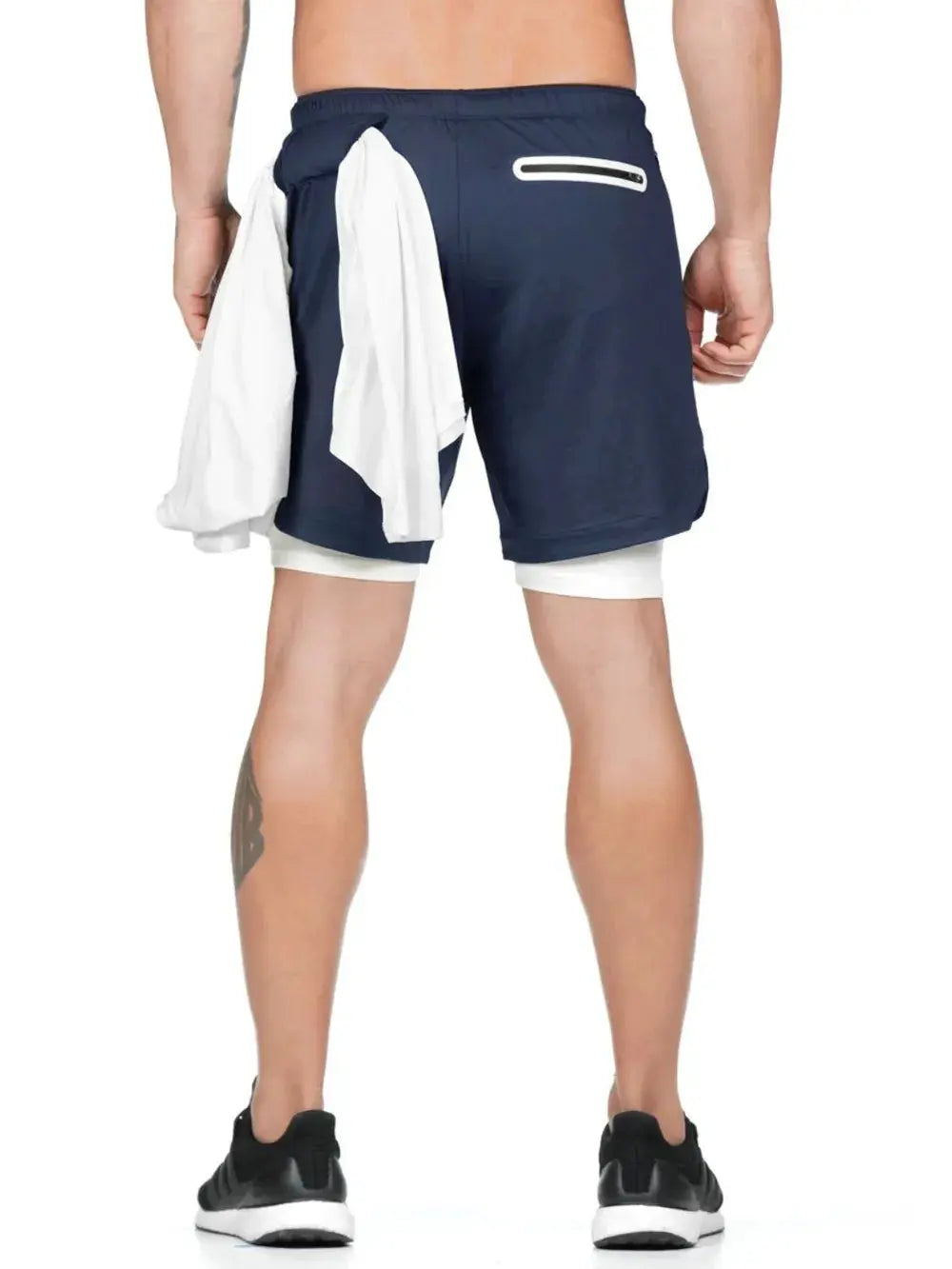 MENLL Plus Size Shorts Men's Big & Tall Casual Drawstring Shorts Comfortable by MENLL
