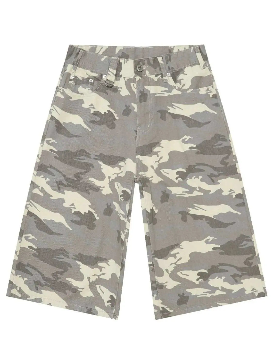 MENLL Denim Shorts Men's Wide Leg Casual Summer Shorts Relaxed Fit by MENLL