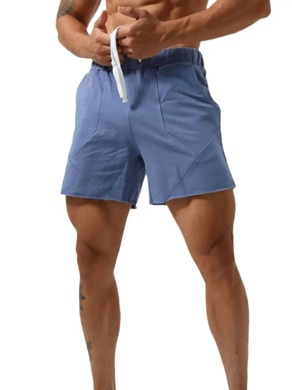 MENLL Plus Size Drawstring Shorts Men's Casual Summer Shorts Lightweight by MENLL