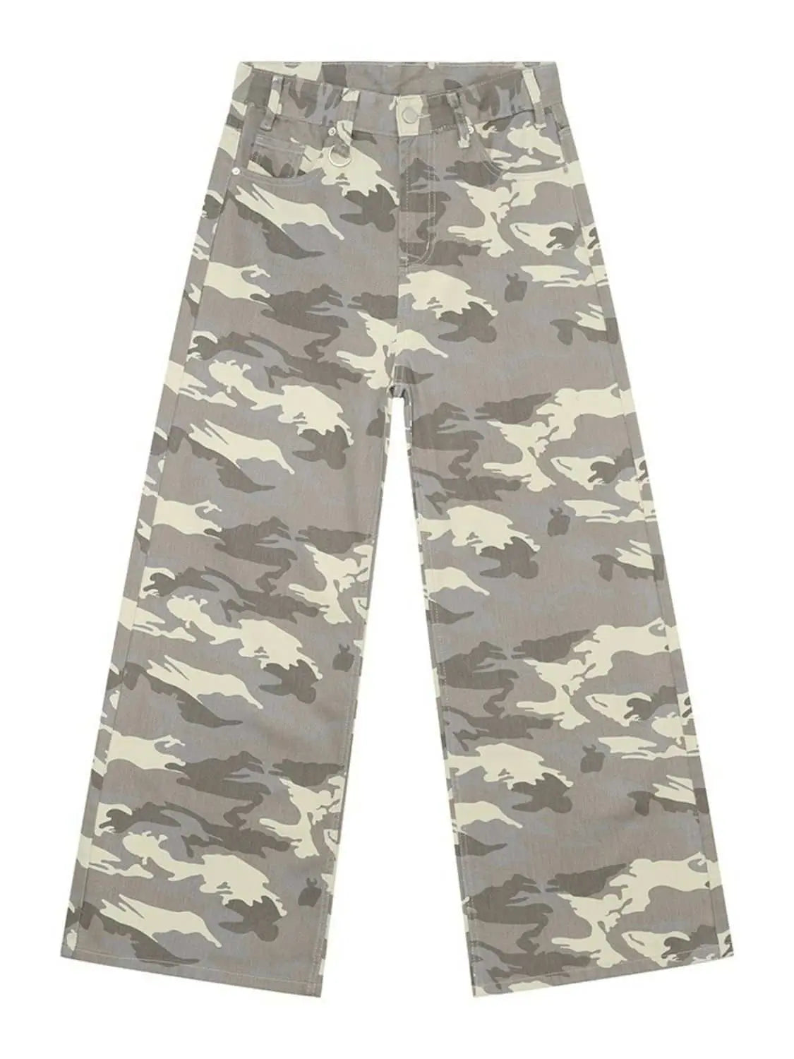 MENLL Wide Leg Denim Jeans Men's Casual Relaxed Fit Pants With Pockets by MENLL