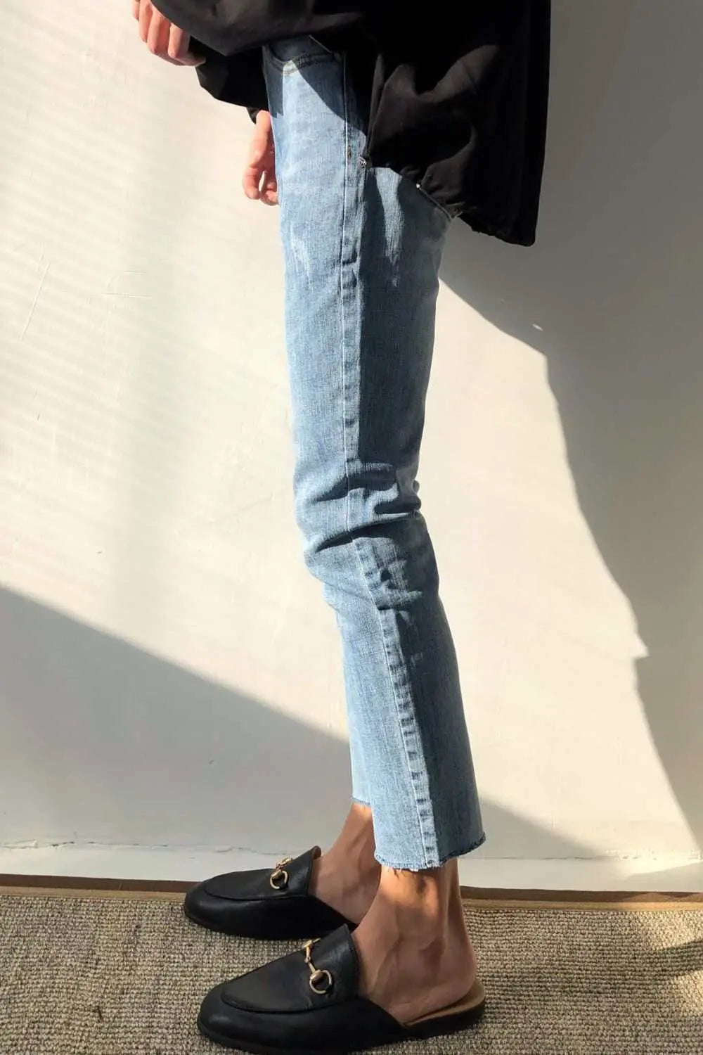 Trendsi Men's Skinny Jeans MENLL Premium Denim Blue by MENLL