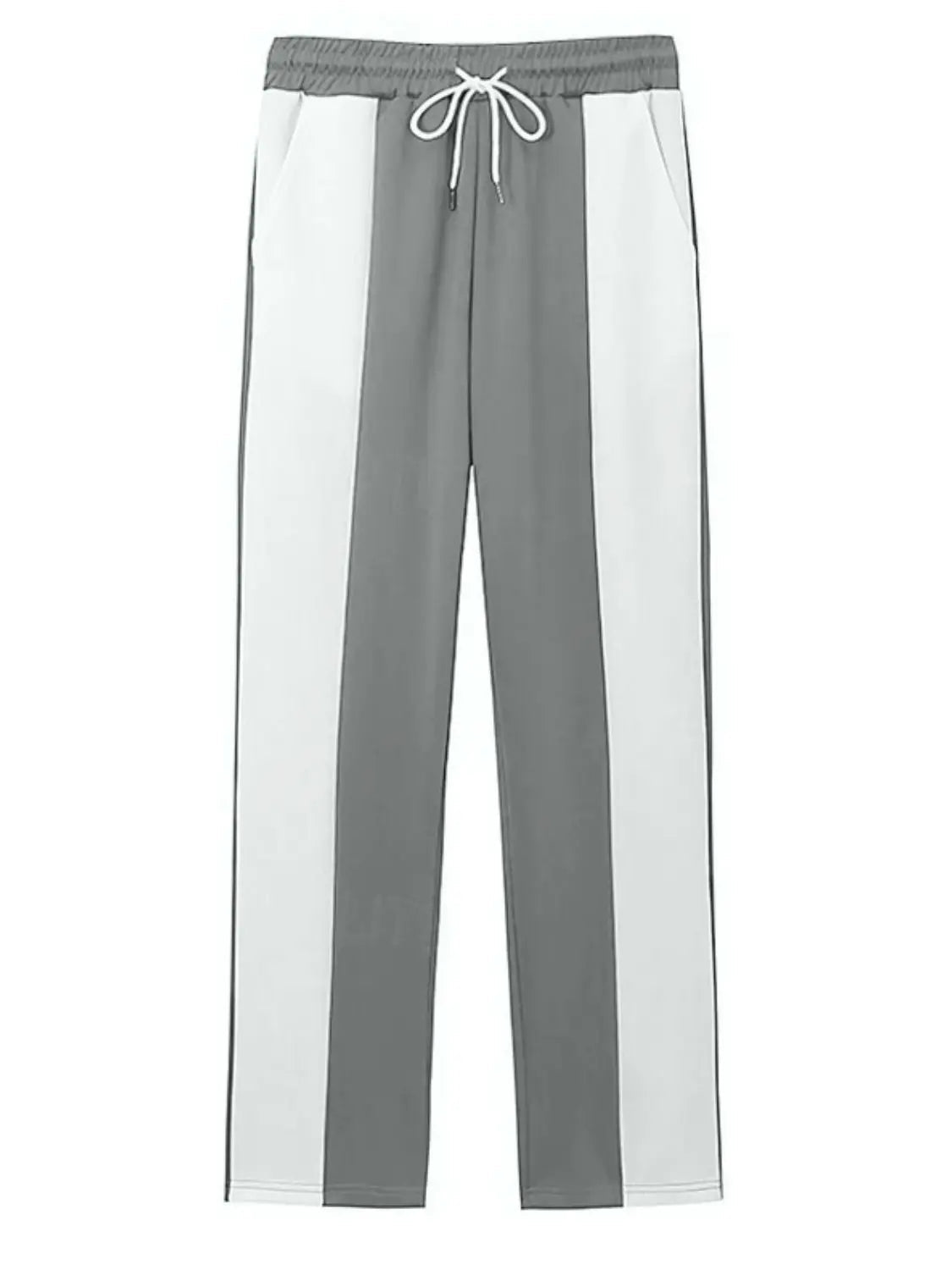 MENLL Drawstring Pants Men's Plus Size Casual Loungewear Elastic Waist by MENLL