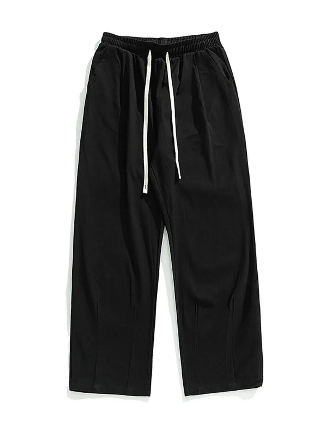 MENLL Plus Size Pants Drawstring Casual Trousers Relaxed Fit Comfort by MENLL