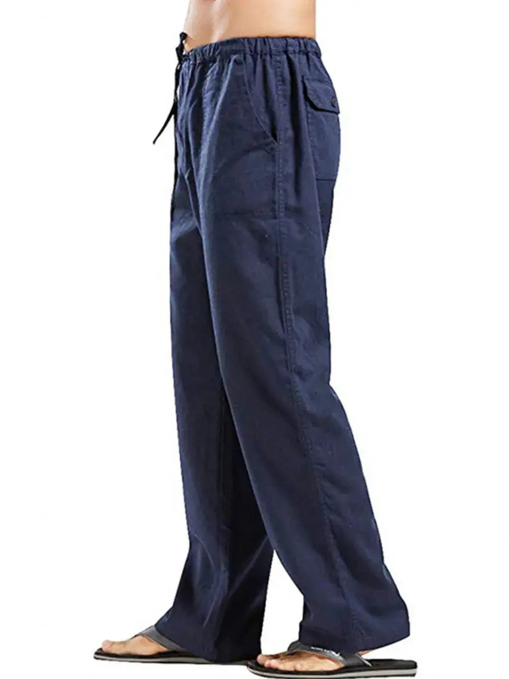 MENLL Plus Size Drawstring Pants Men's Casual Lounge Pants - Comfy Fit by MENLL