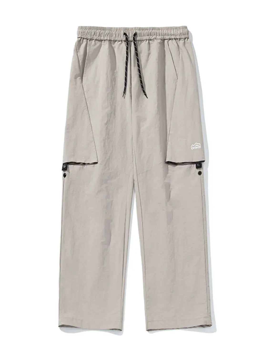 MENLL Plus Size Nylon Pants Men's Lounge Activewear Drawstring Pockets by MENLL