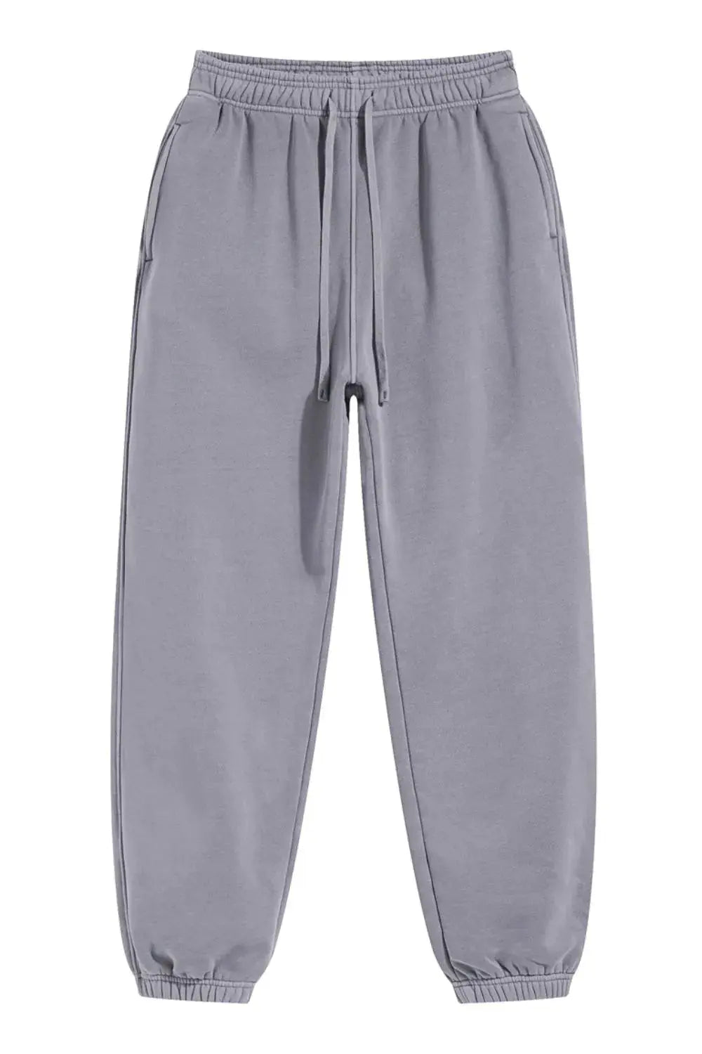 MENLL Gray Joggers Men's Everyday Drawstring Pocket Tapered Pants by MENLL