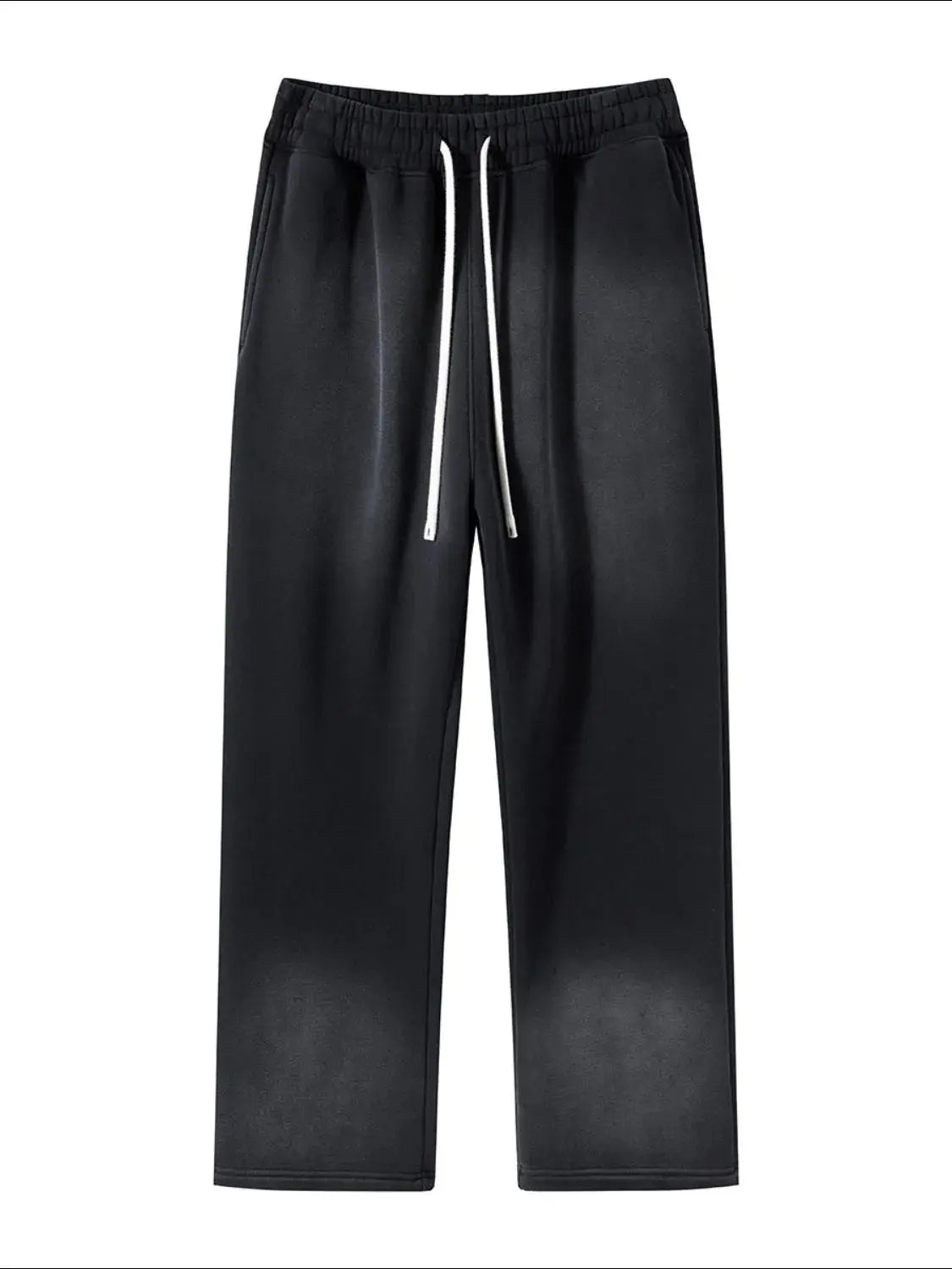 MENLL Light Blue Pants Men's Casual Cotton Blend Drawstring Lounge Pants - Comfortable by MENLL