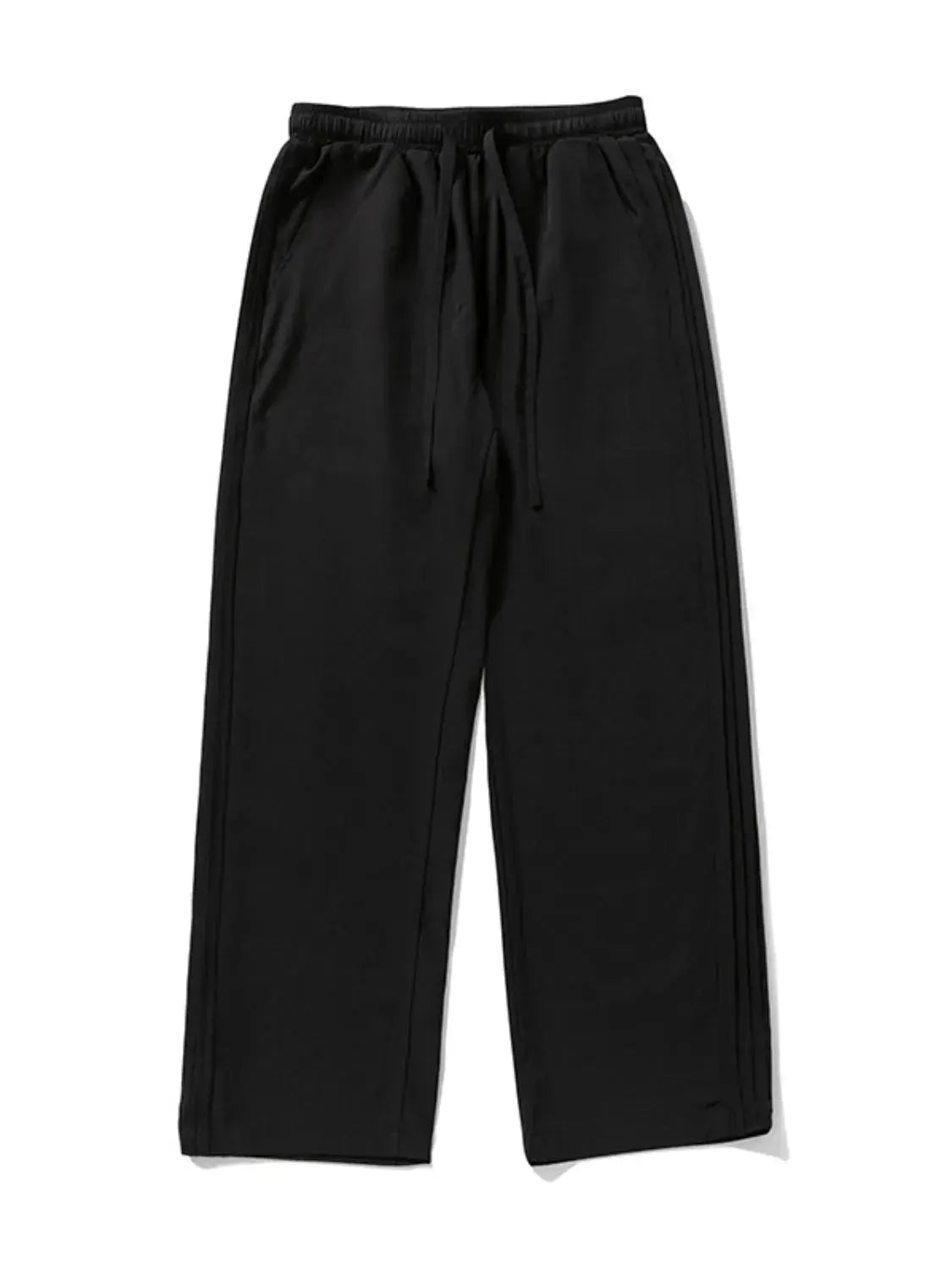 MENLL Beige Plus Size Pants Men's Casual Drawstring Loose Fit Comfortable by MENLL