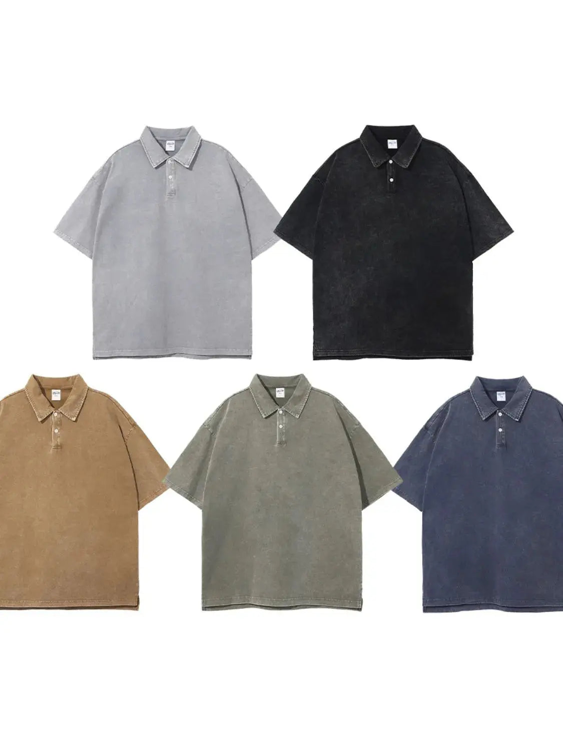 MENLL Olive Green Polo Men's Casual Collared Half Sleeve Top - Comfy Fit by MENLL