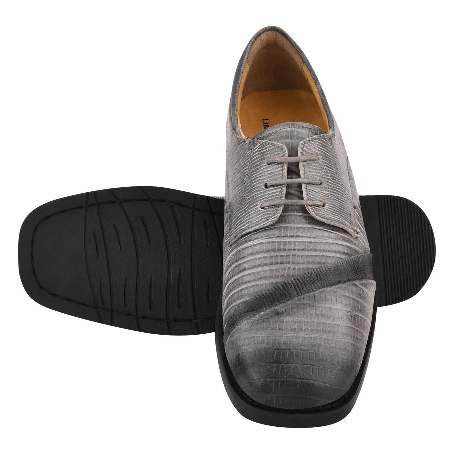 Trevor Leather Oxford Style Boys Dress Shoes - MENLL