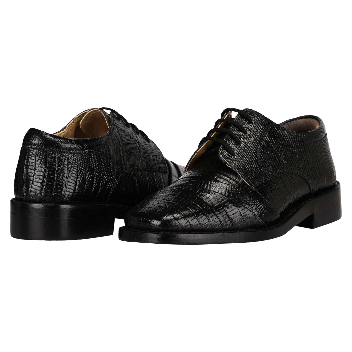 Trevor Leather Oxford Style Boys Dress Shoes - MENLL