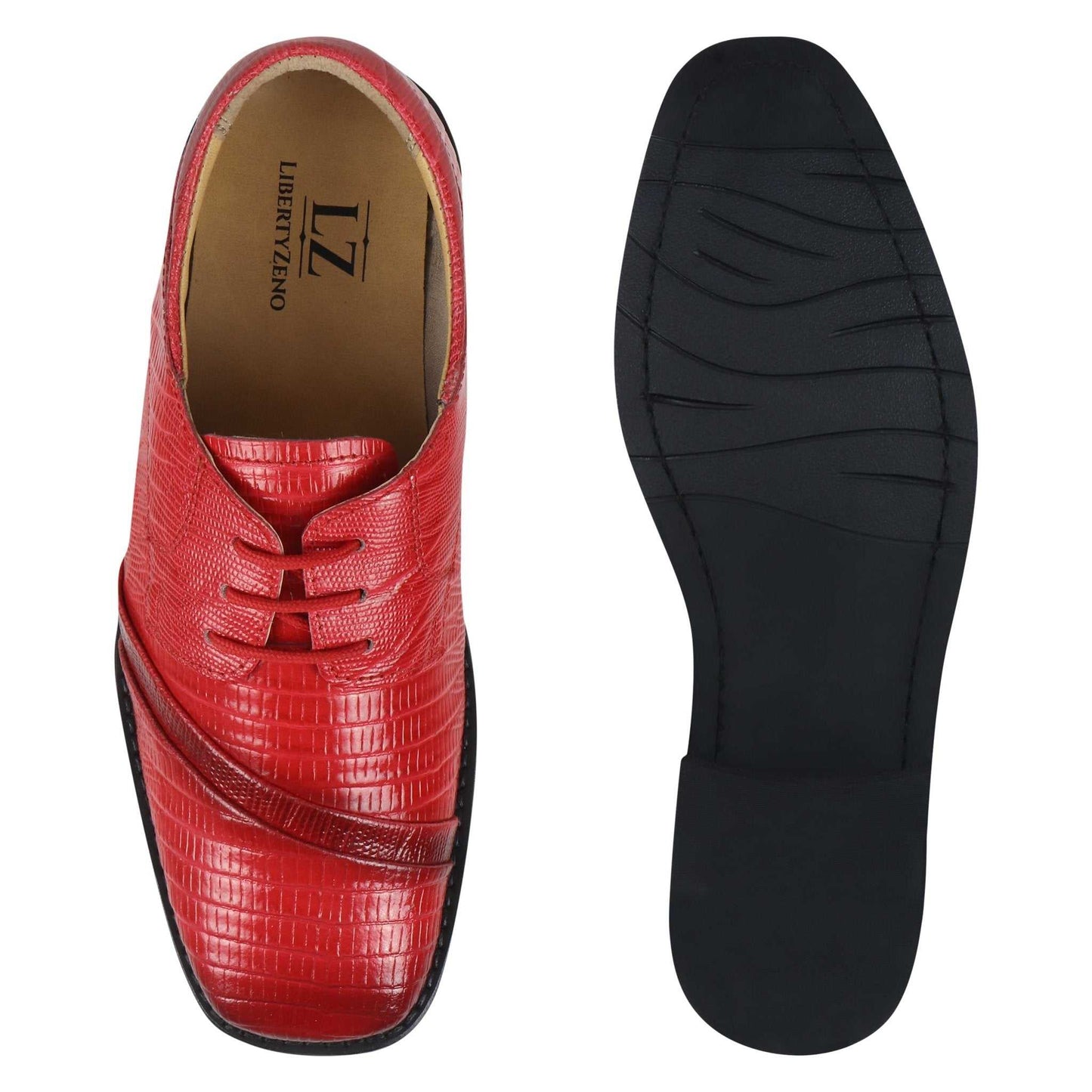 Trevor Leather Oxford Style Boys Dress Shoes - MENLL