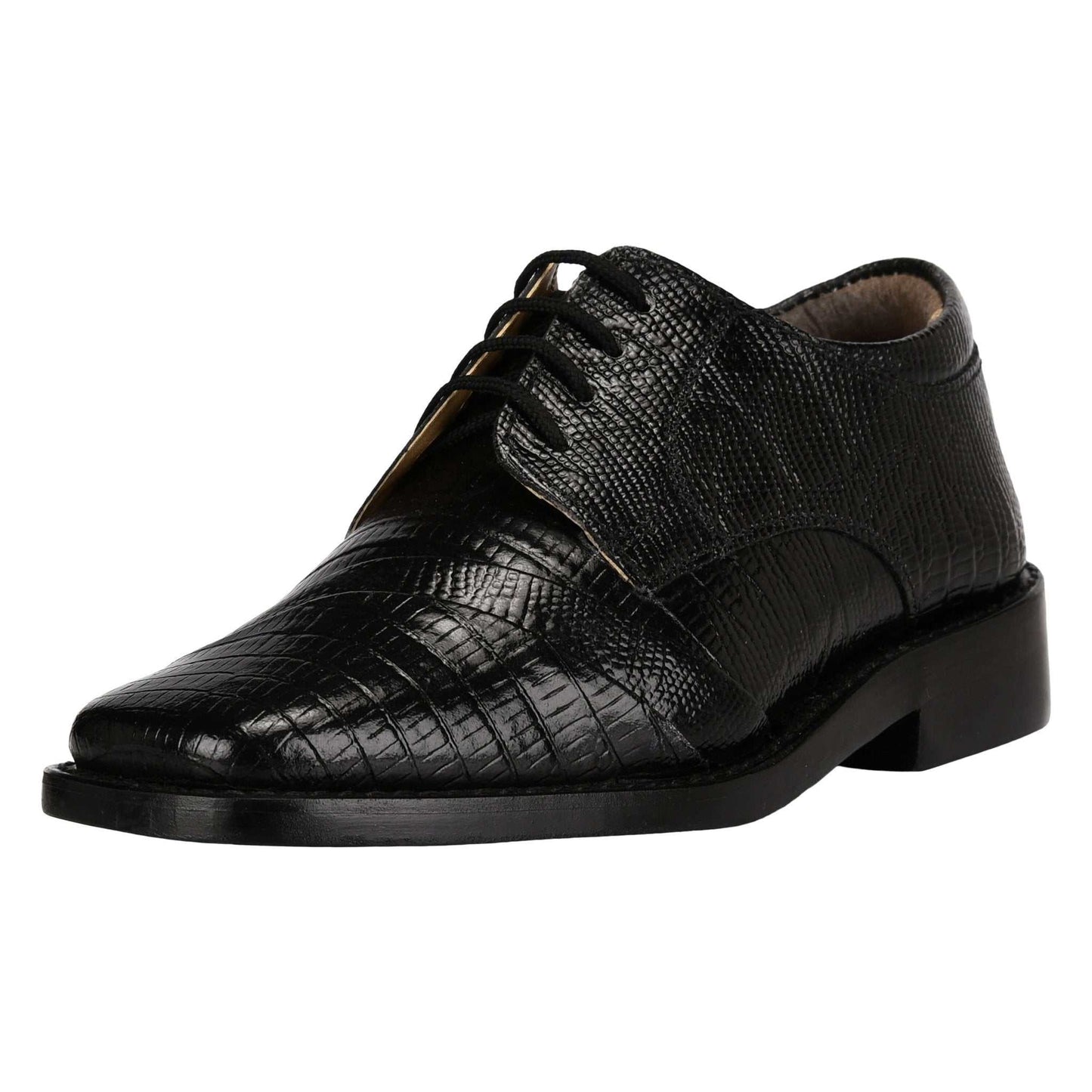 Trevor Leather Oxford Style Boys Dress Shoes - MENLL
