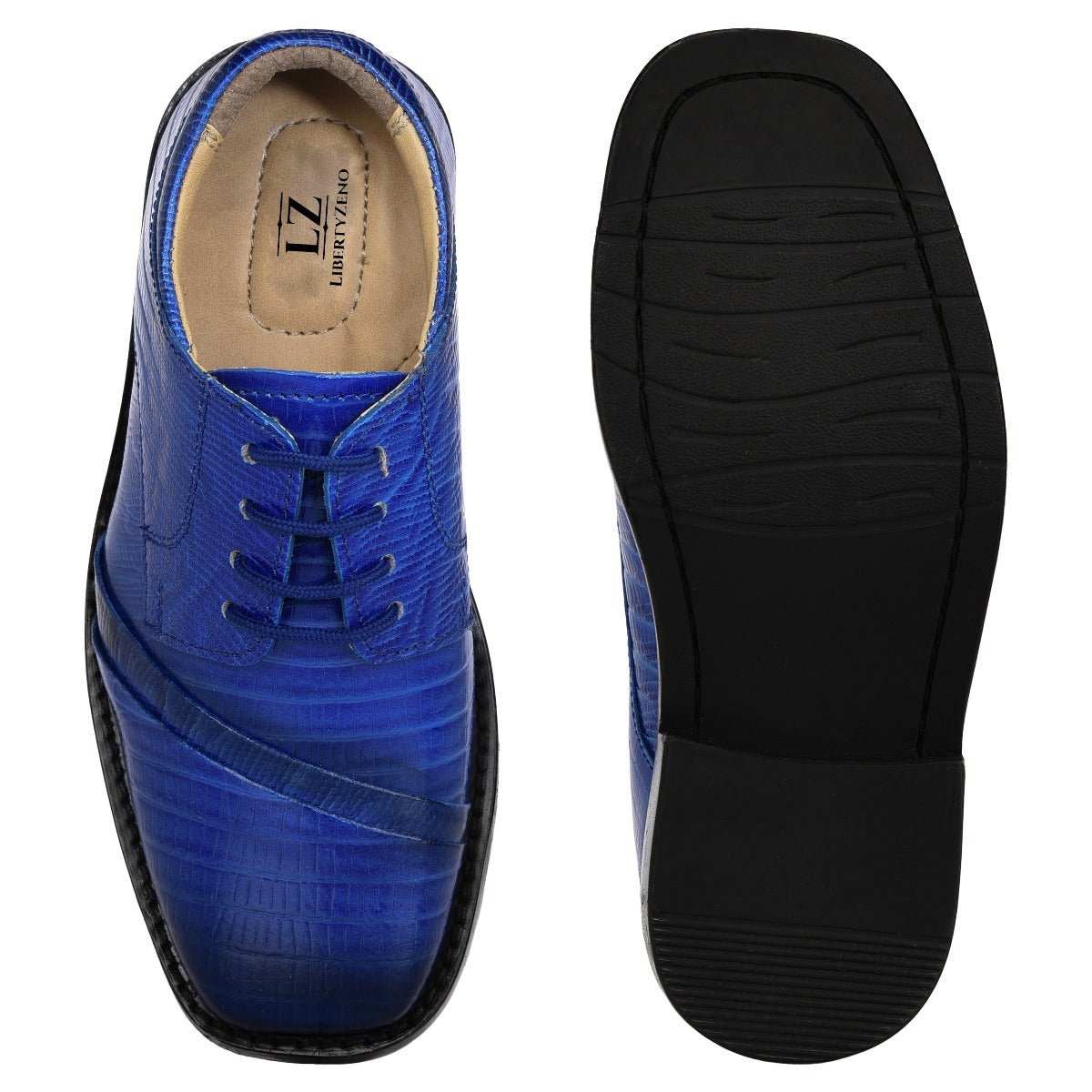 Trevor Leather Oxford Style Boys Dress Shoes - MENLL